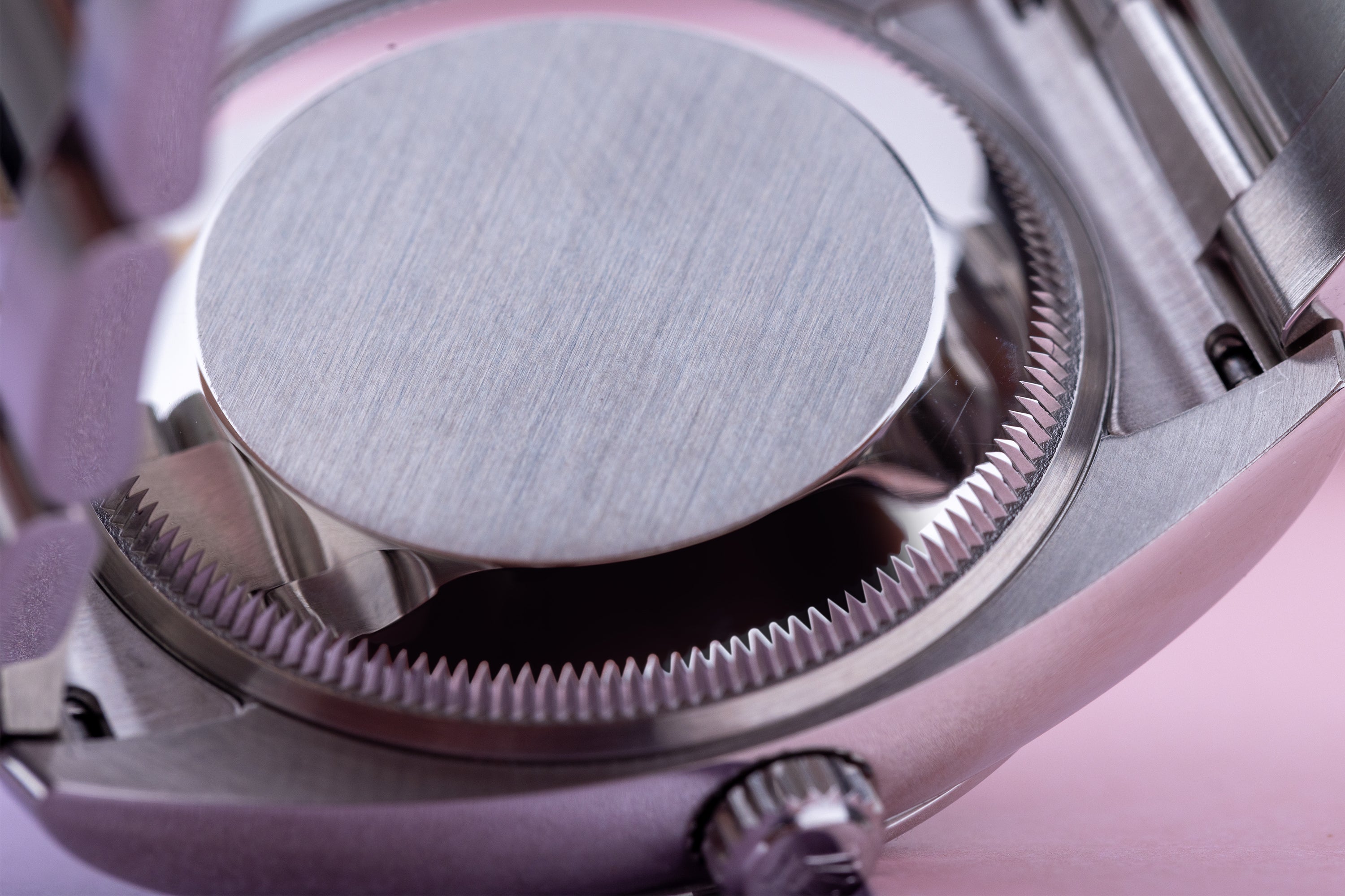 Rolex Date | REF. 115200 | Salmon Pink Dial | Box & Papers | 2019 | Stainless Steel