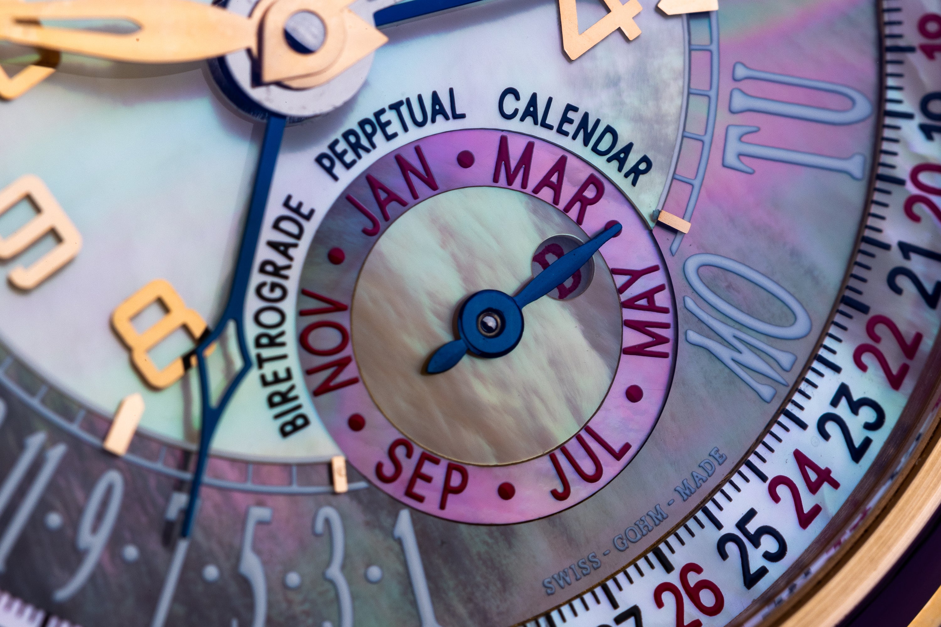 Roger Dubuis | REF. HO43 55710 5 | Hommage Biretrograde Perpetual Calendar | 18k Rose Gold | 43.5mm | Limited 28 Pieces | Box & Papers | 2004