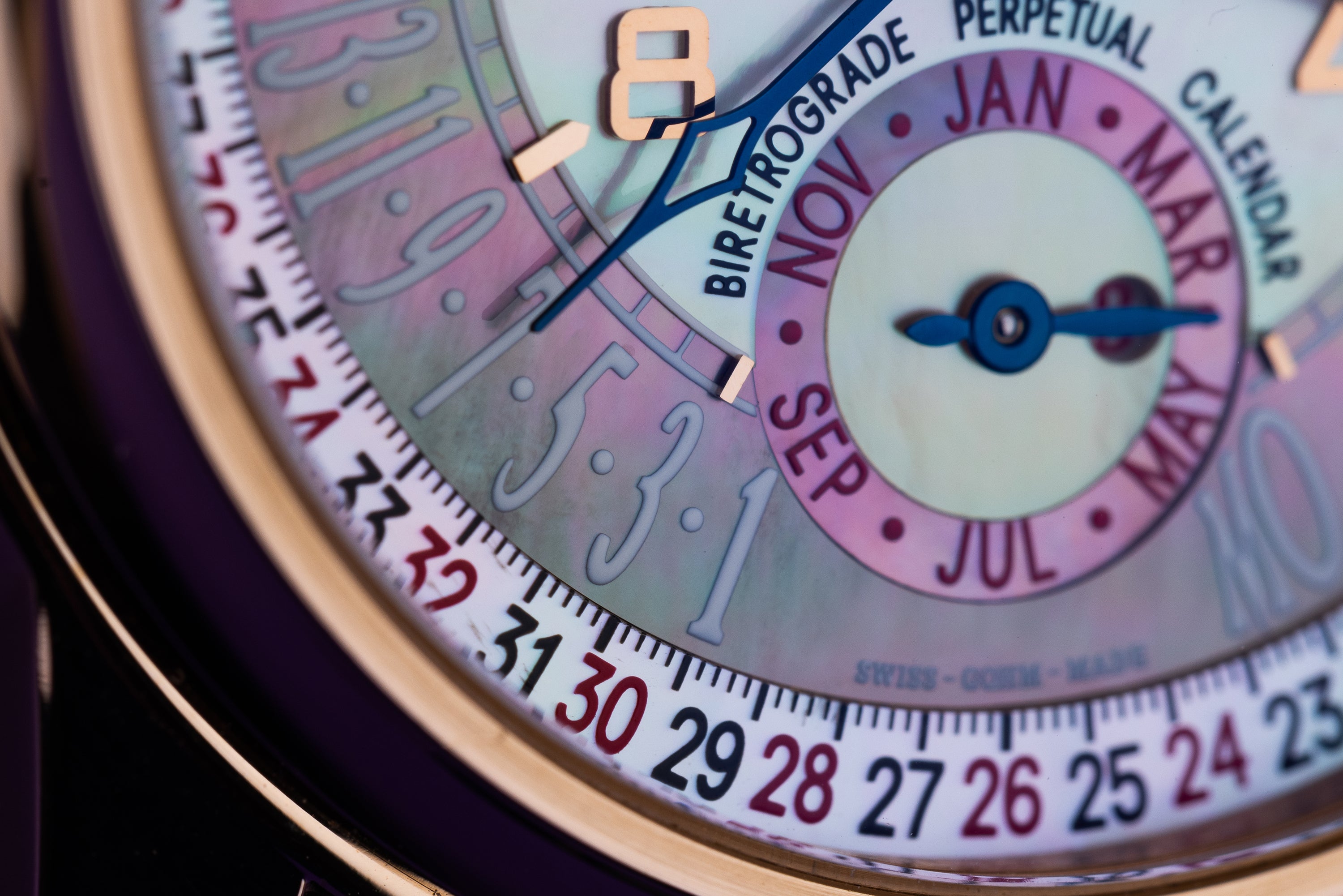 Roger Dubuis | REF. HO43 55710 5 | Hommage Biretrograde Perpetual Calendar | 18k Rose Gold | 43.5mm | Limited 28 Pieces | Box & Papers | 2004