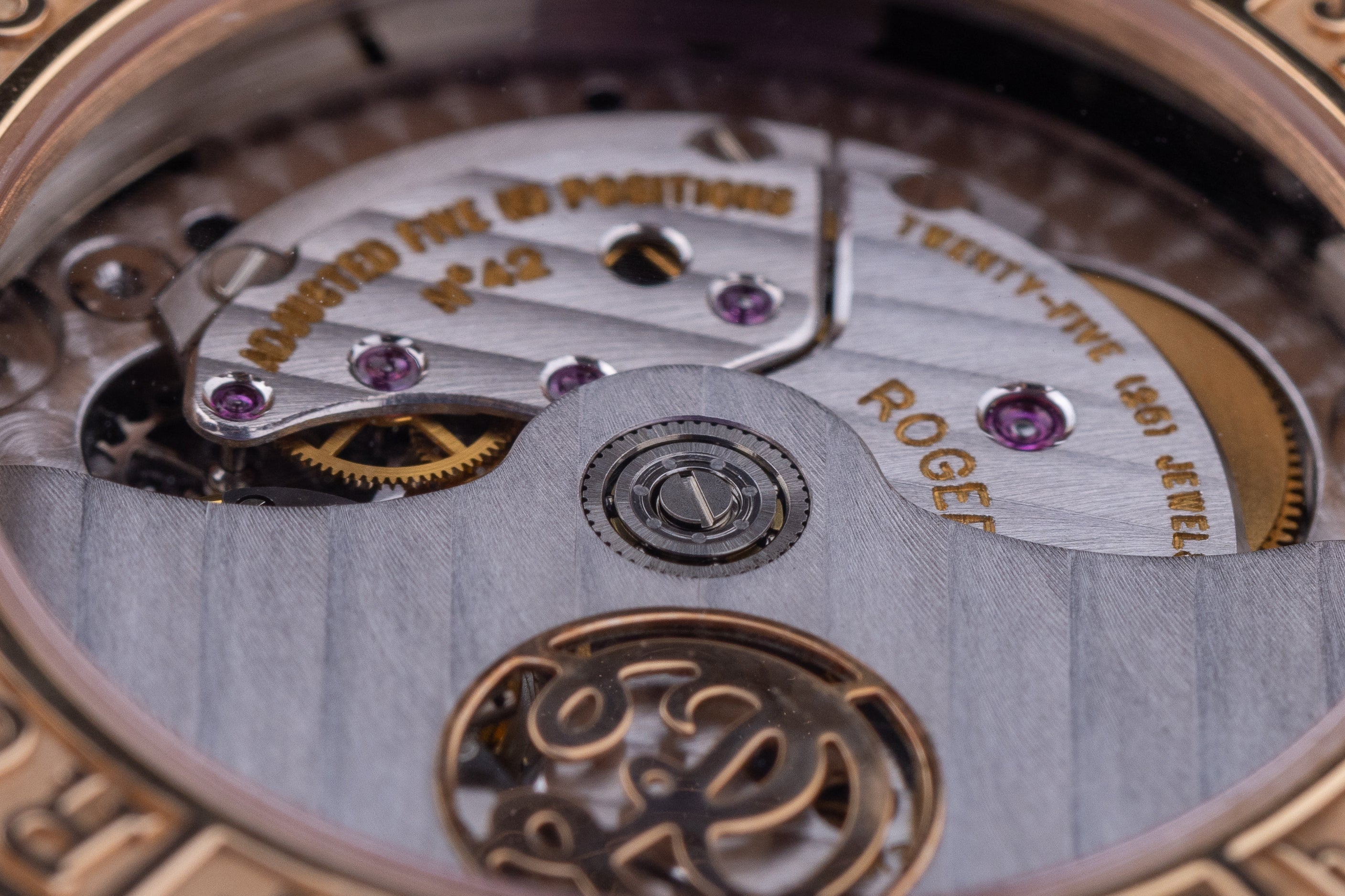 Roger Dubuis | REF. HO43 55710 5 | Hommage Biretrograde Perpetual Calendar | 18k Rose Gold | 43.5mm | Limited 28 Pieces | Box & Papers | 2004