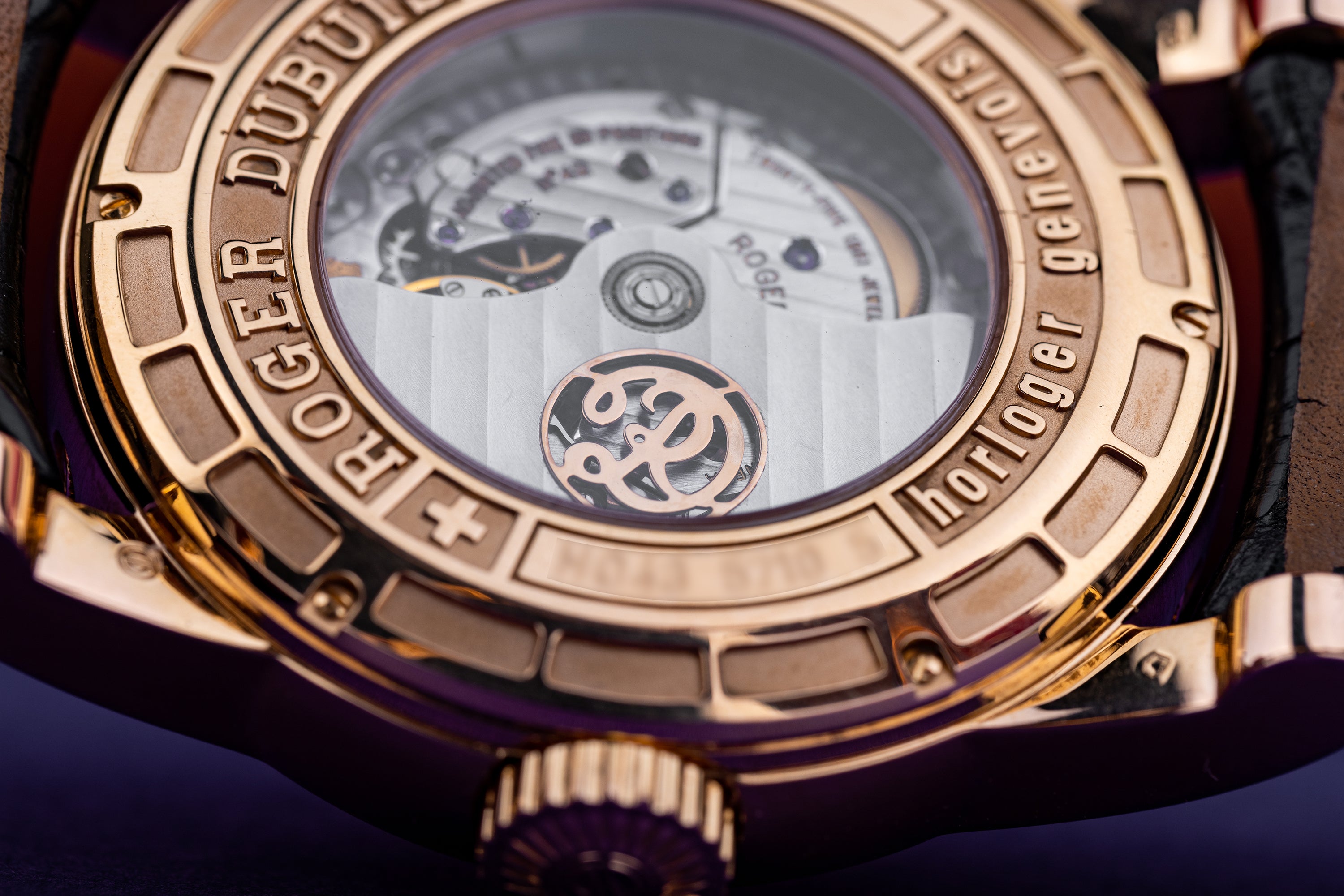 Roger Dubuis | REF. HO43 55710 5 | Hommage Biretrograde Perpetual Calendar | 18k Rose Gold | 43.5mm | Limited 28 Pieces | Box & Papers | 2004