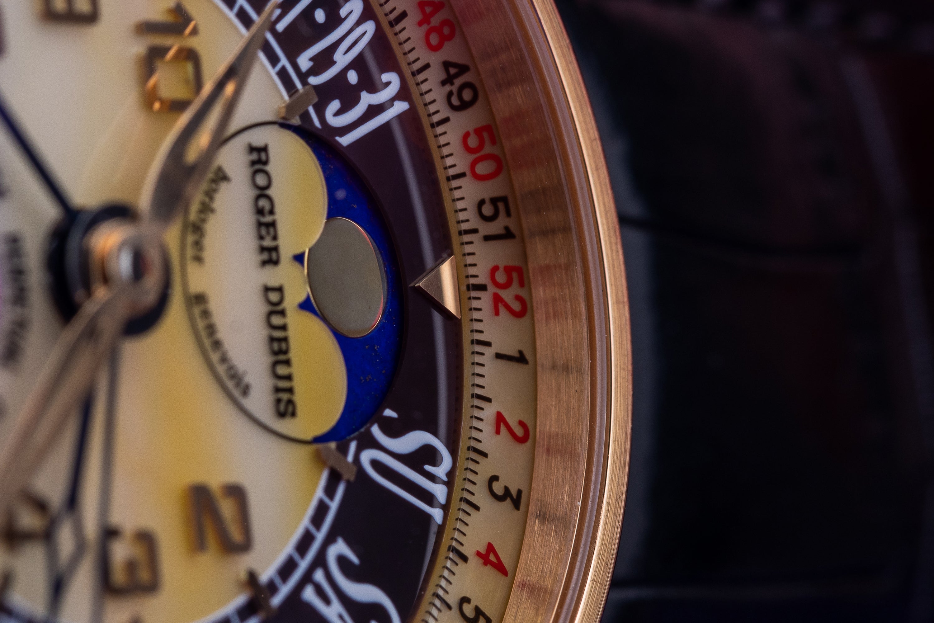 Roger Dubuis | REF. HO43 55710 5 | Hommage Biretrograde Perpetual Calendar | 18k Rose Gold | 43.5mm | Limited 28 Pieces | Box & Papers | 2004