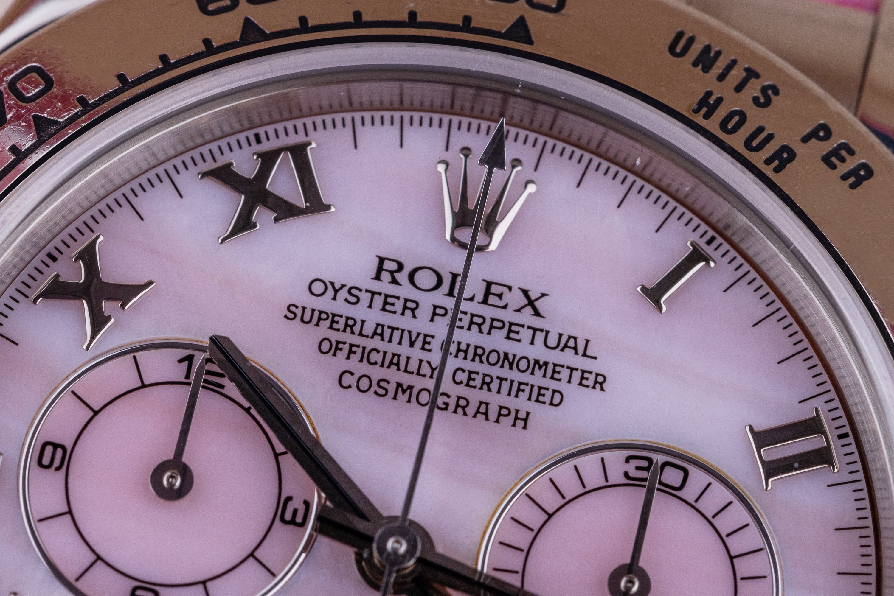 Rolex Daytona Pink Beach | REF. 116519 | 18k White Gold | Box & Papers | 2004