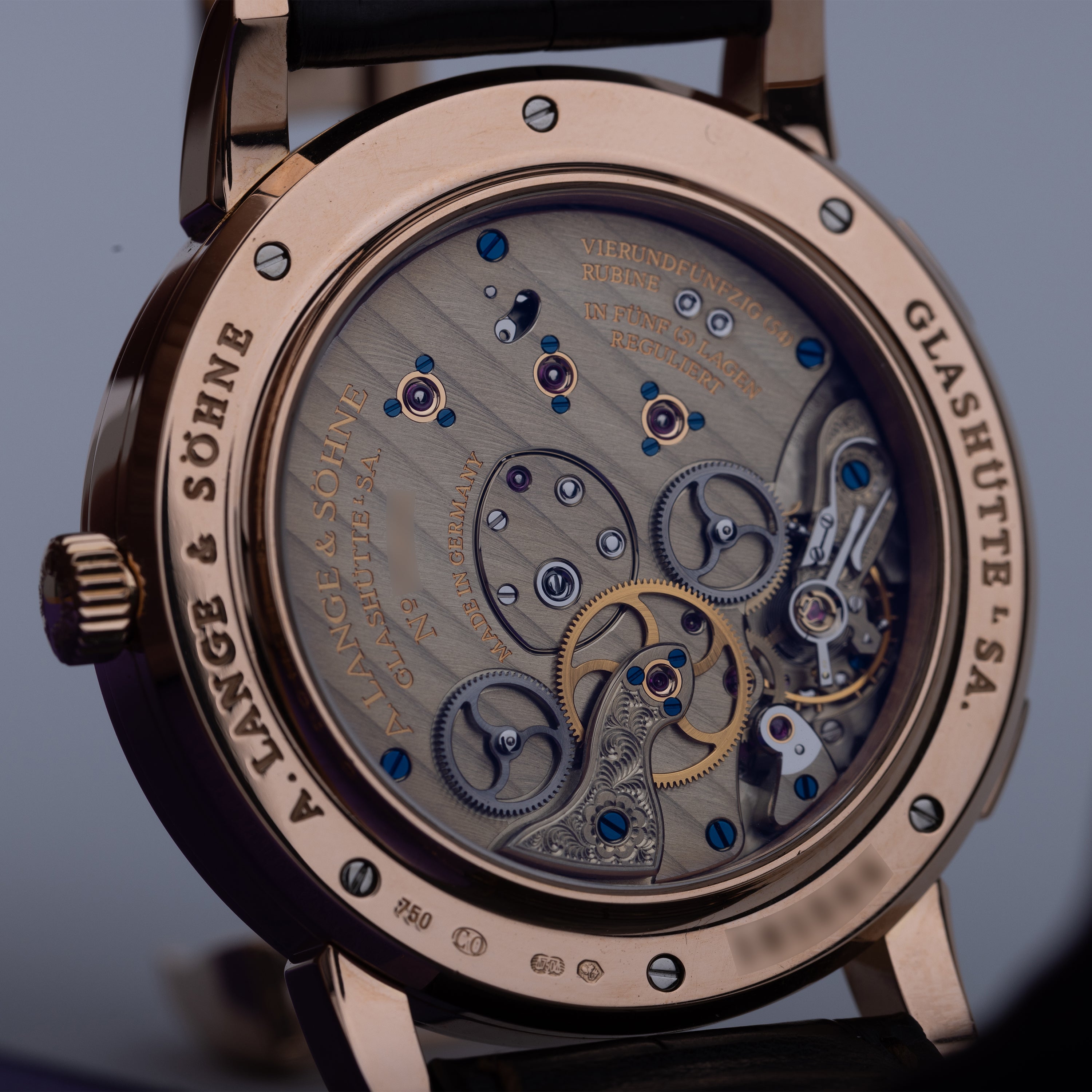 A. Lange & Söhne Lange 1 Time Zone | REF. 116.033 | 18k Rose Gold | Grey Dial | 2009 | Box & Papers