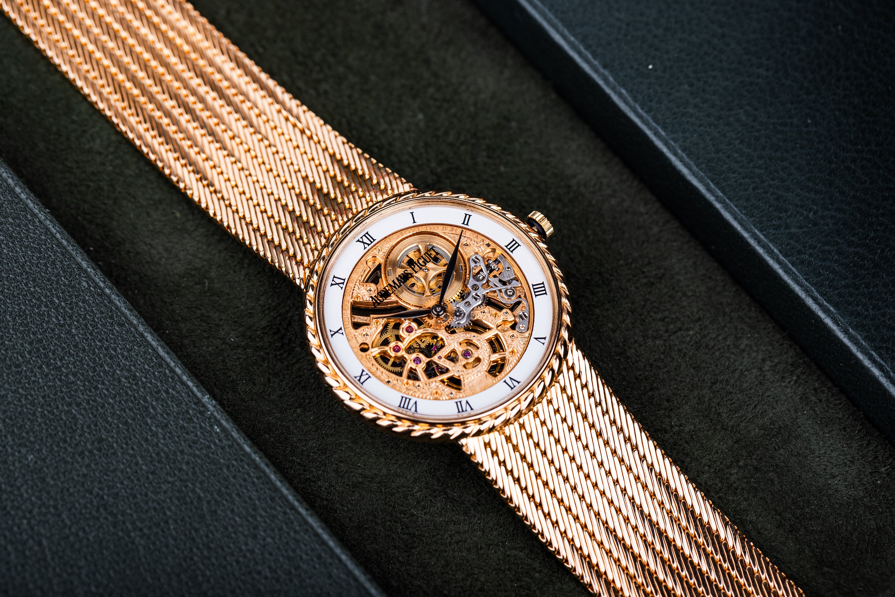 Audemars Piguet | REF. 14259OR/G/0988OR/01 | Open-Worked Skeleton Dial | 1990's | 18k Rose Gold | Box & Papers | 30mm