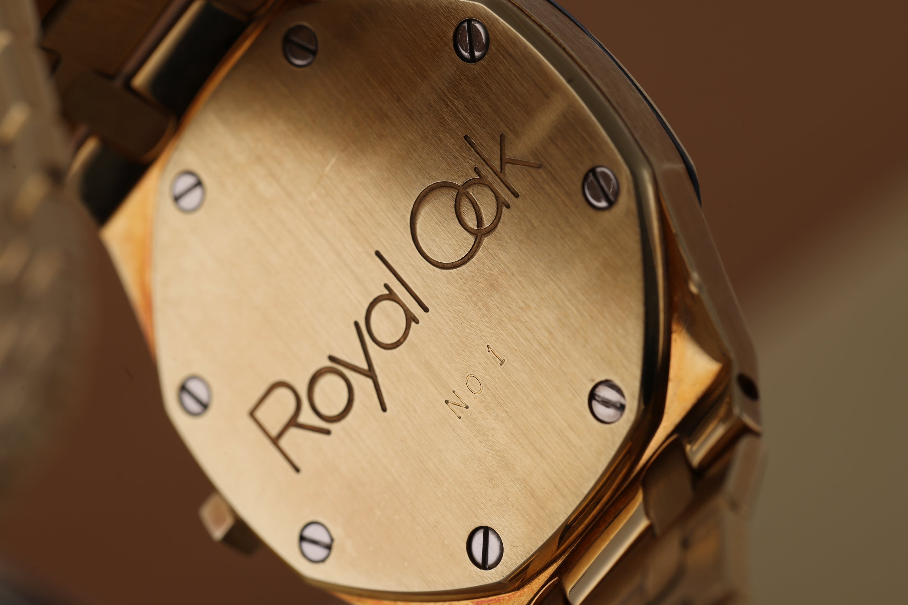 Audemars Piguet Royal Oak 'No. 1' | REF. 4100BA | 35mm | Gold Dial | 18k Yellow Gold | 1980's