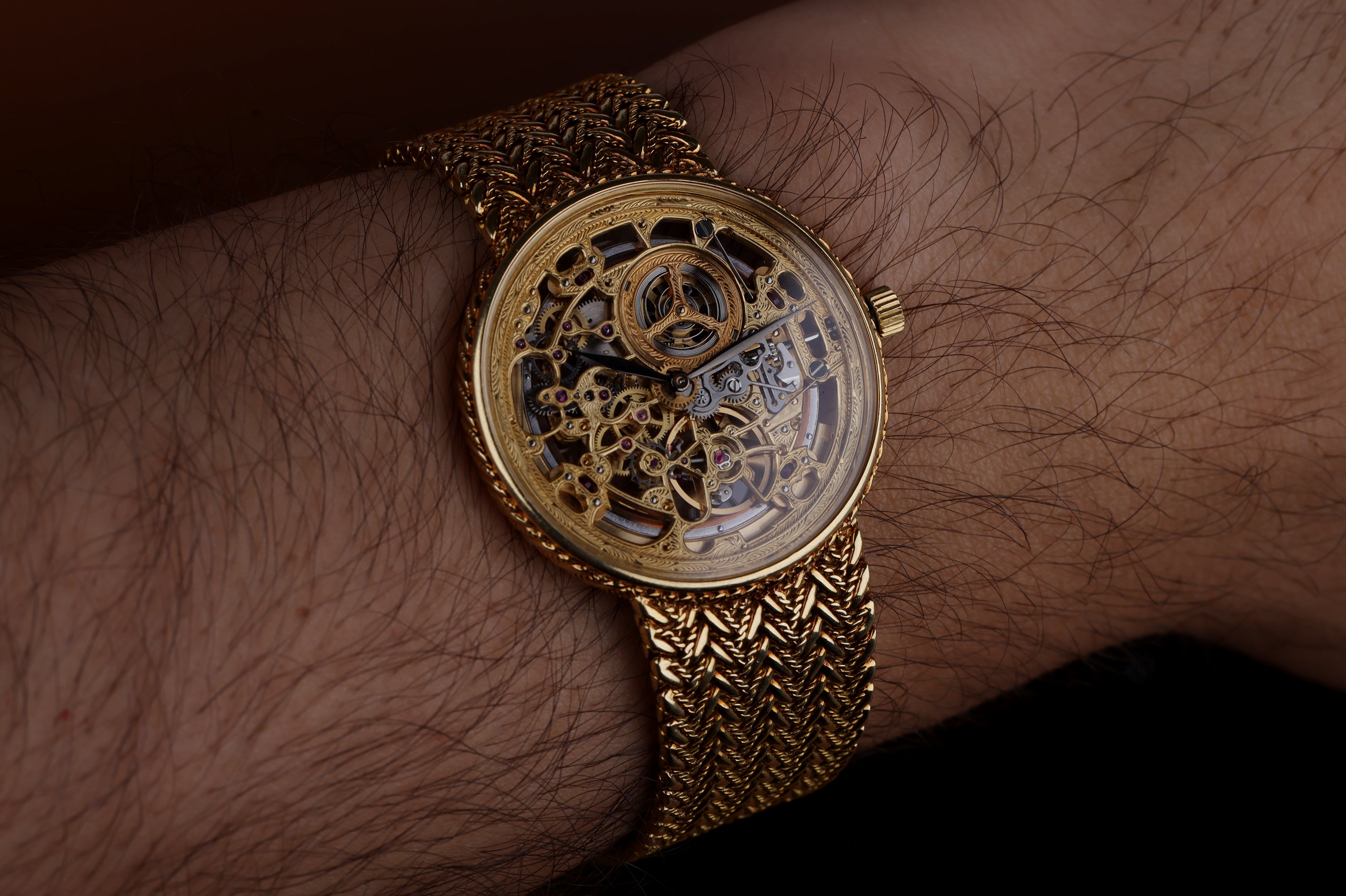 Audemars Piguet | Automatic | Open-Worked Skeleton Dial | 1970's | 34mm | 18k Yellow Gold