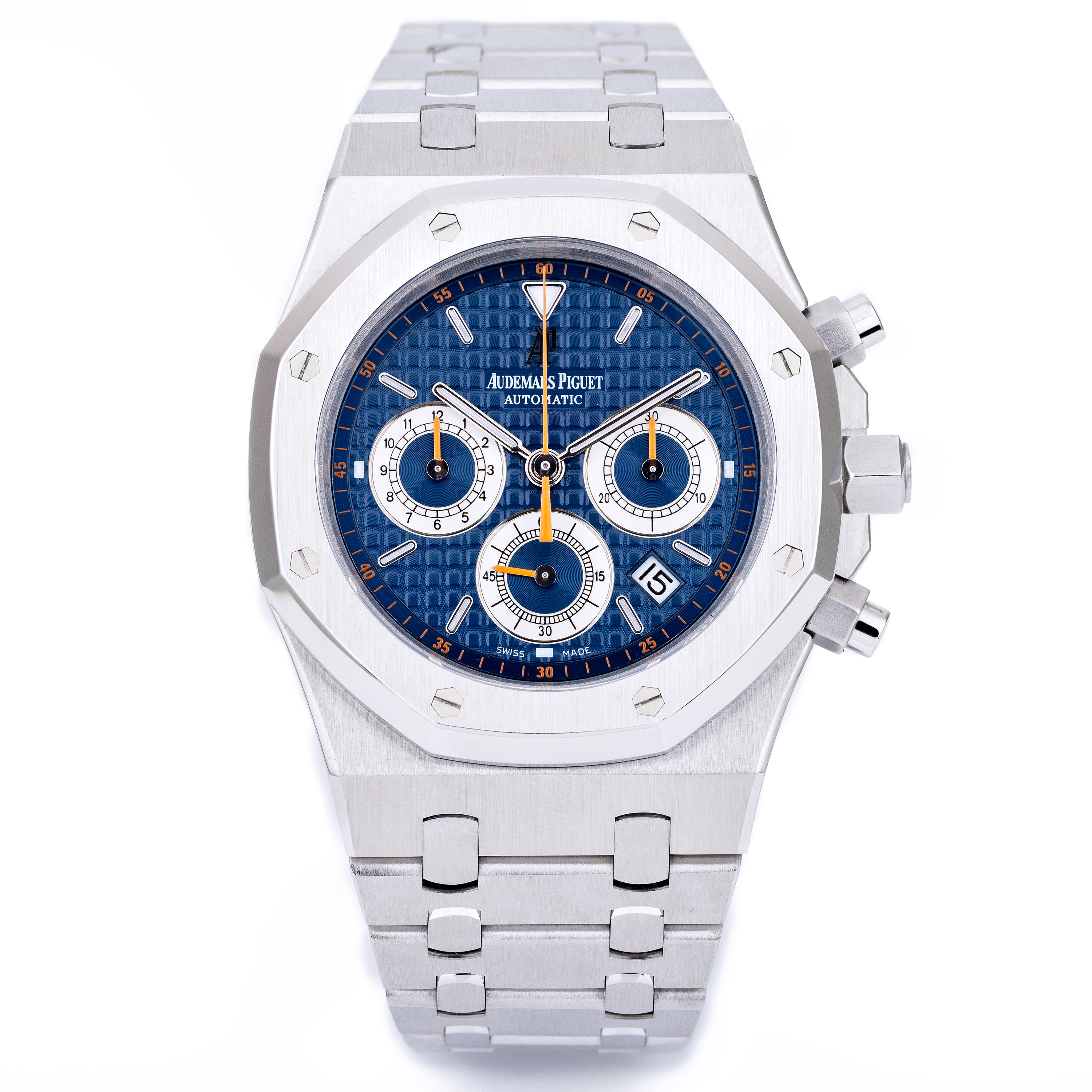 Audemars Piguet Royal Oak Chronograph | REF. 26300ST.OO.1110ST.07 | Blue Dial | Box & Papers | 2010 | Stainless Steel