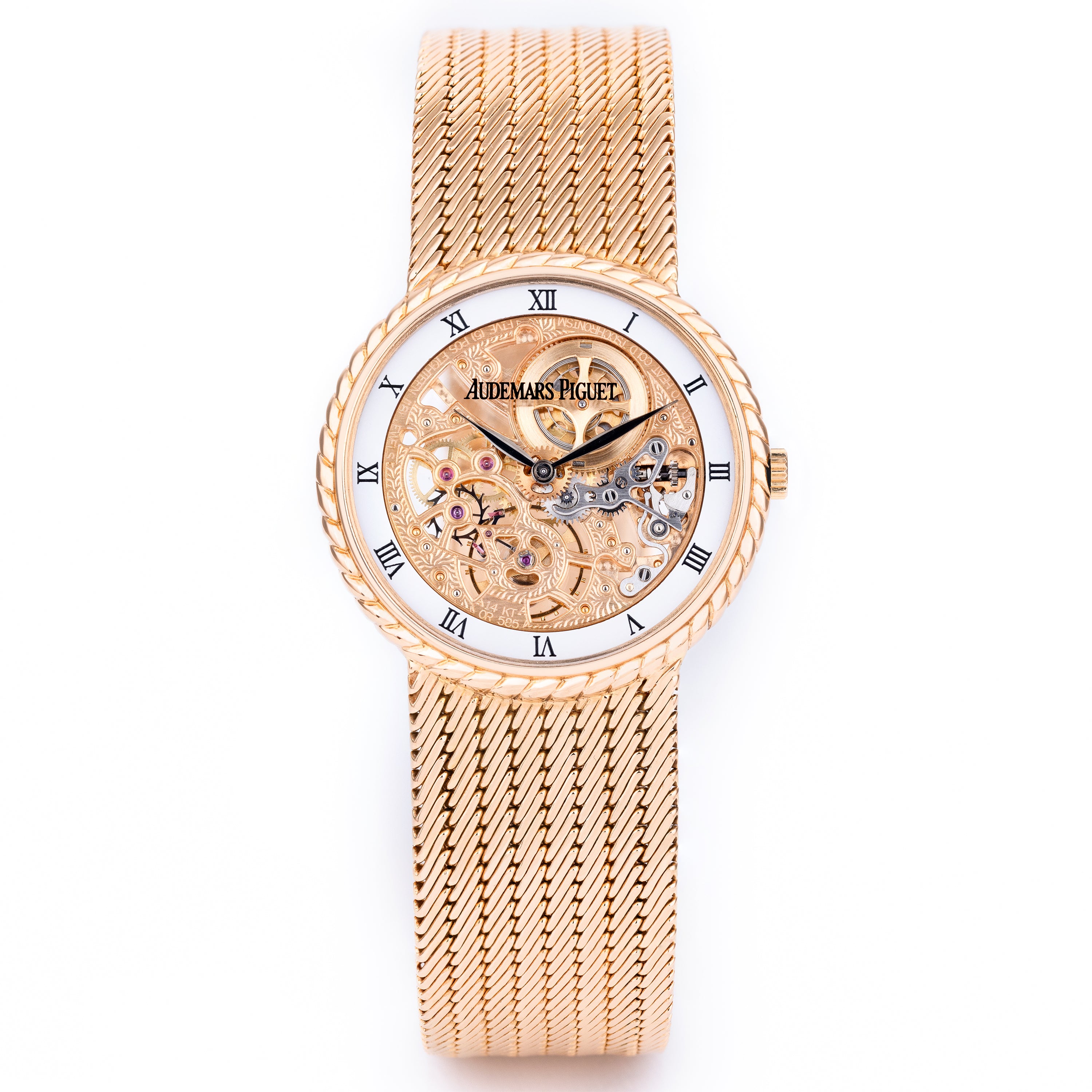 Audemars Piguet | REF. 14259OR/G/0988OR/01 | Open-Worked Skeleton Dial | 1990's | 18k Rose Gold | Box & Papers | 30mm