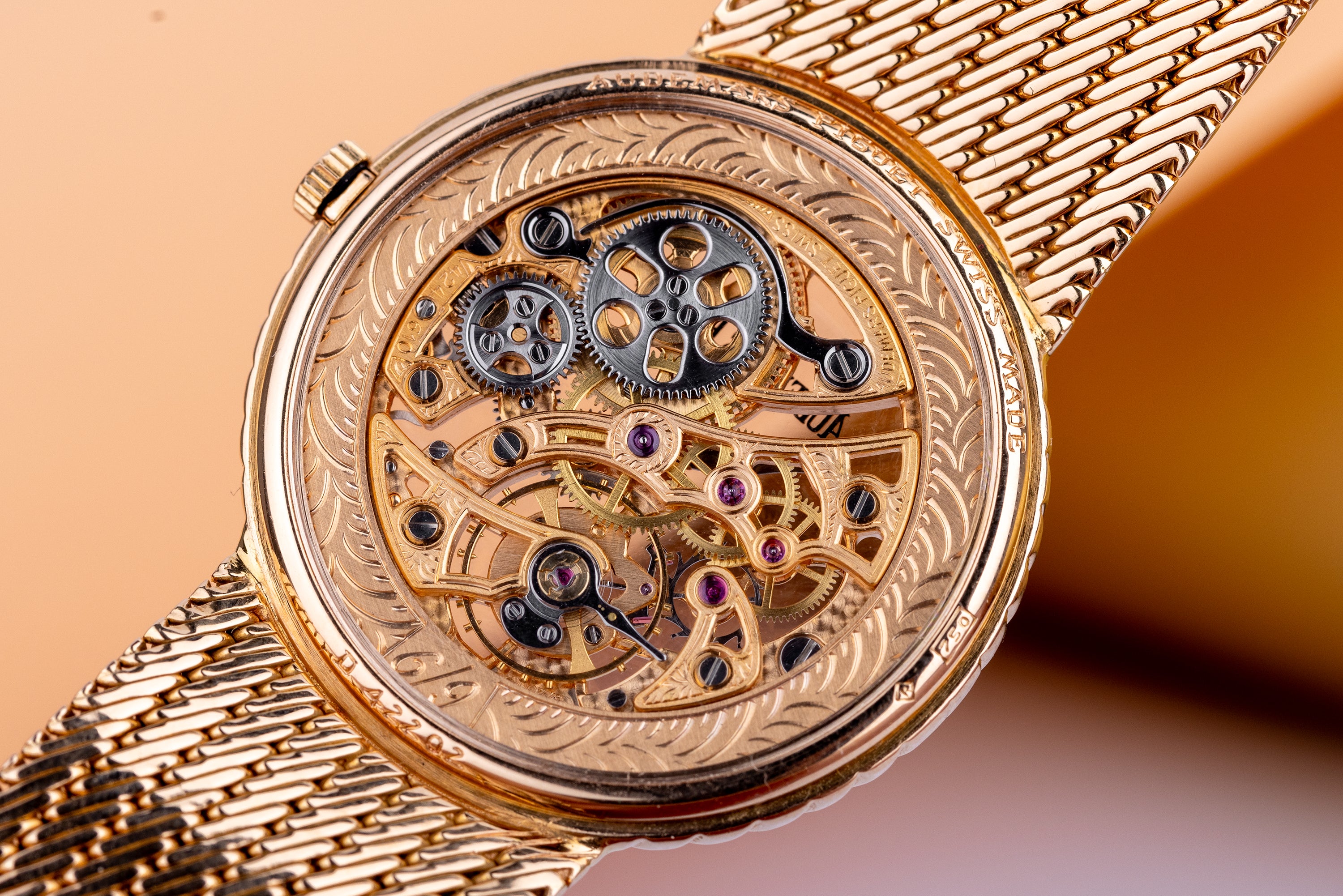 Audemars Piguet | REF. 14259OR/G/0988OR/01 | Open-Worked Skeleton Dial | 1990's | 18k Rose Gold | Box & Papers | 30mm