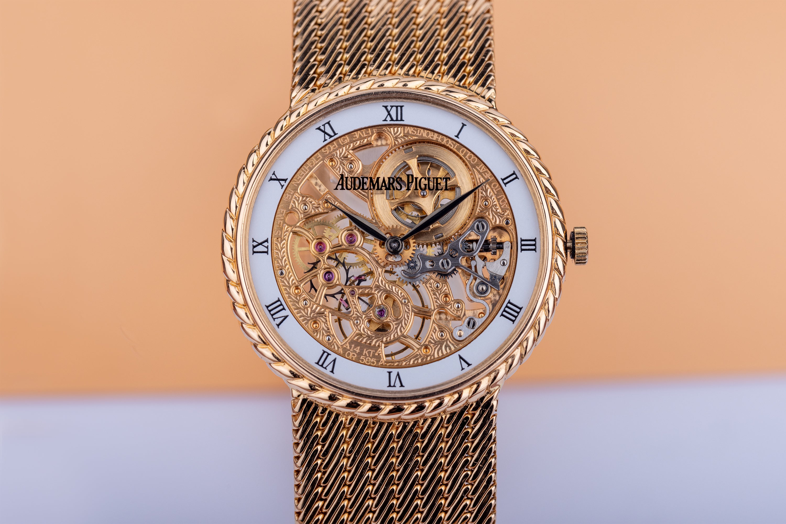 Audemars Piguet | REF. 14259OR/G/0988OR/01 | Open-Worked Skeleton Dial | 1990's | 18k Rose Gold | Box & Papers | 30mm