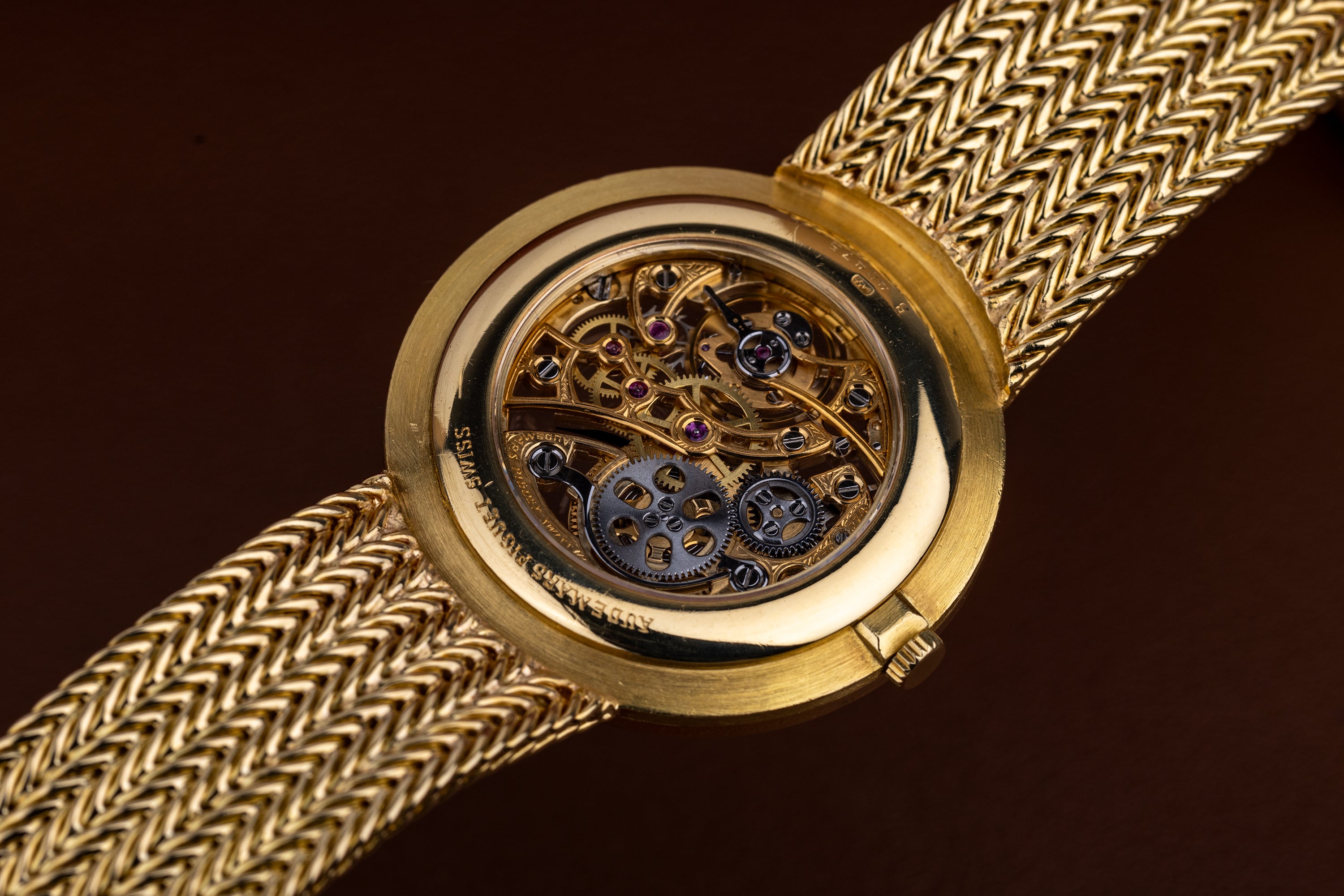 Audemars Piguet | Open-Worked Skeleton Dial | 1970's | Diamond Bezel | 18k Yellow Gold