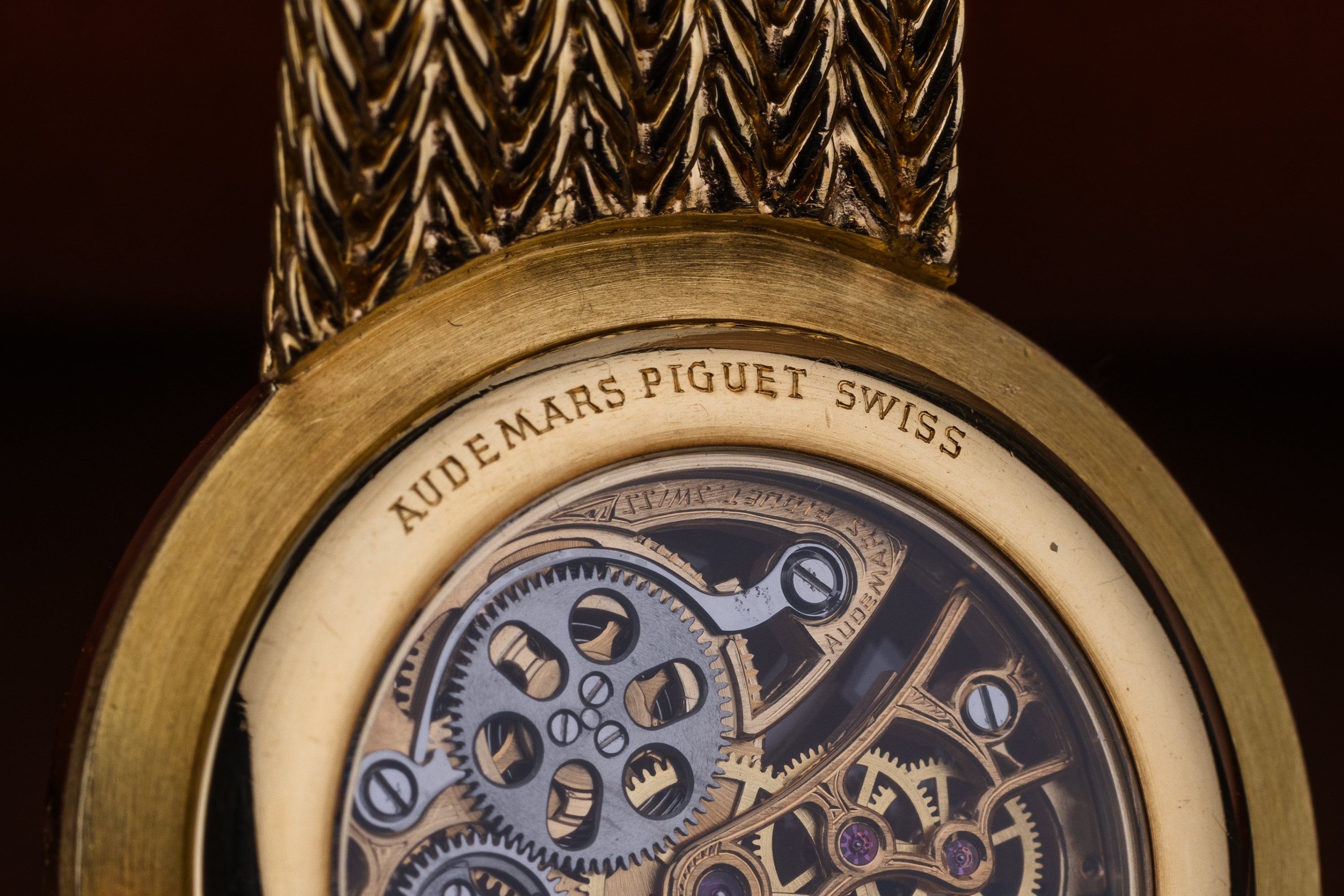 Audemars Piguet | Open-Worked Skeleton Dial | 1970's | Diamond Bezel | 18k Yellow Gold