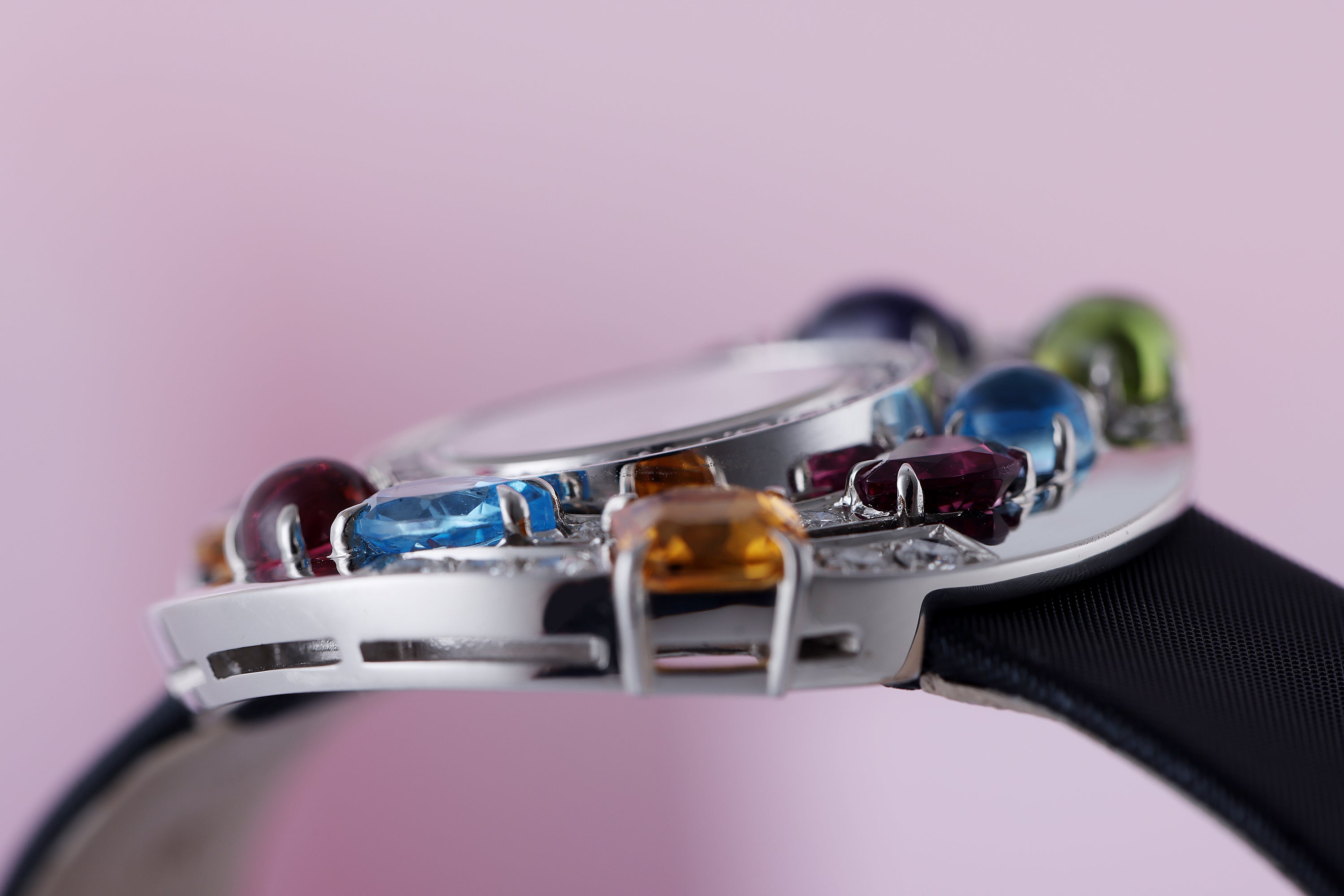 Bvlgari Astrale | REF. AE W 36 G | Diamond & Multi Gems | 18k White Gold | 36mm | Quartz | 2010s