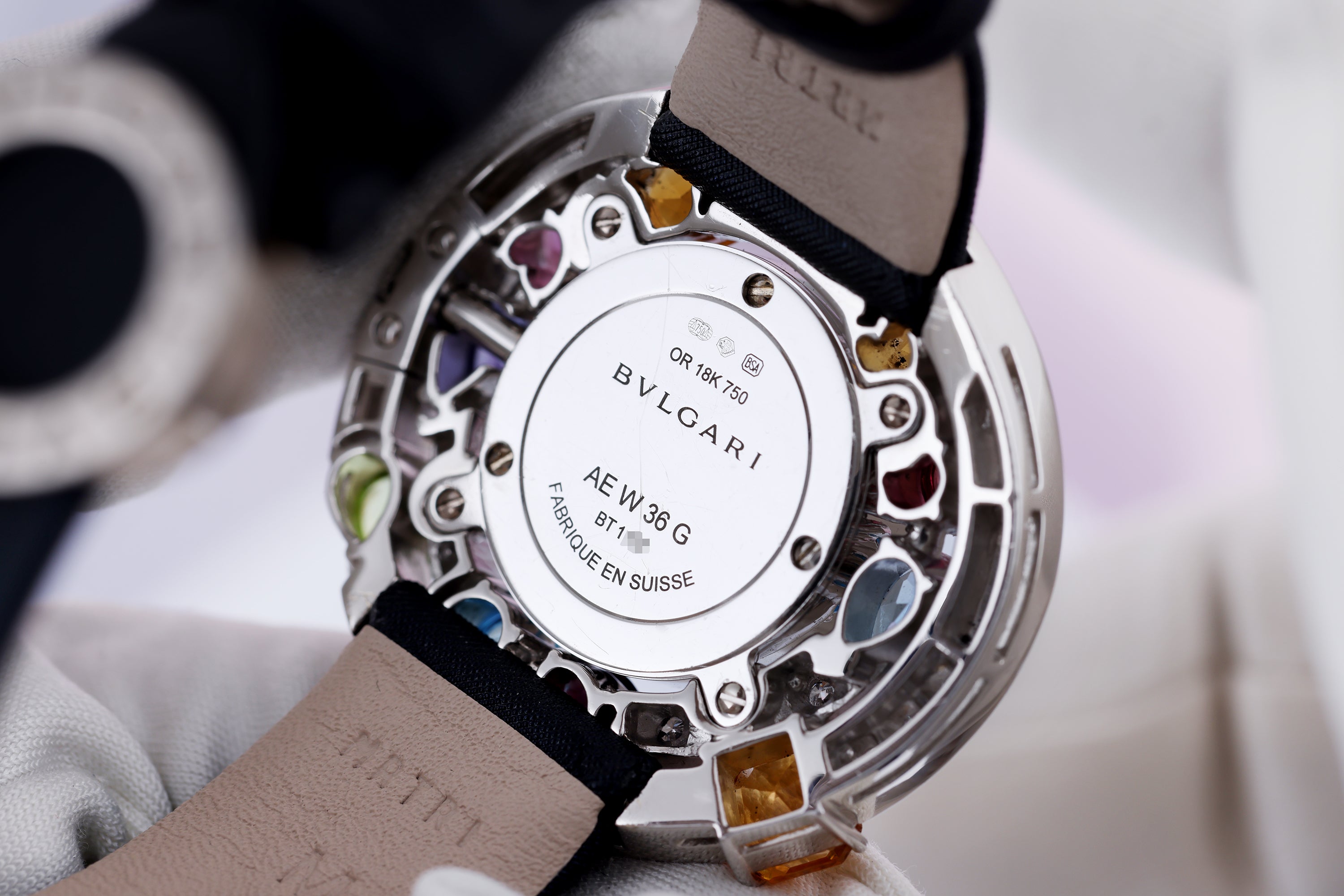 Bvlgari Astrale | REF. AE W 36 G | Diamond & Multi Gems | 18k White Gold | 36mm | Quartz | 2010s