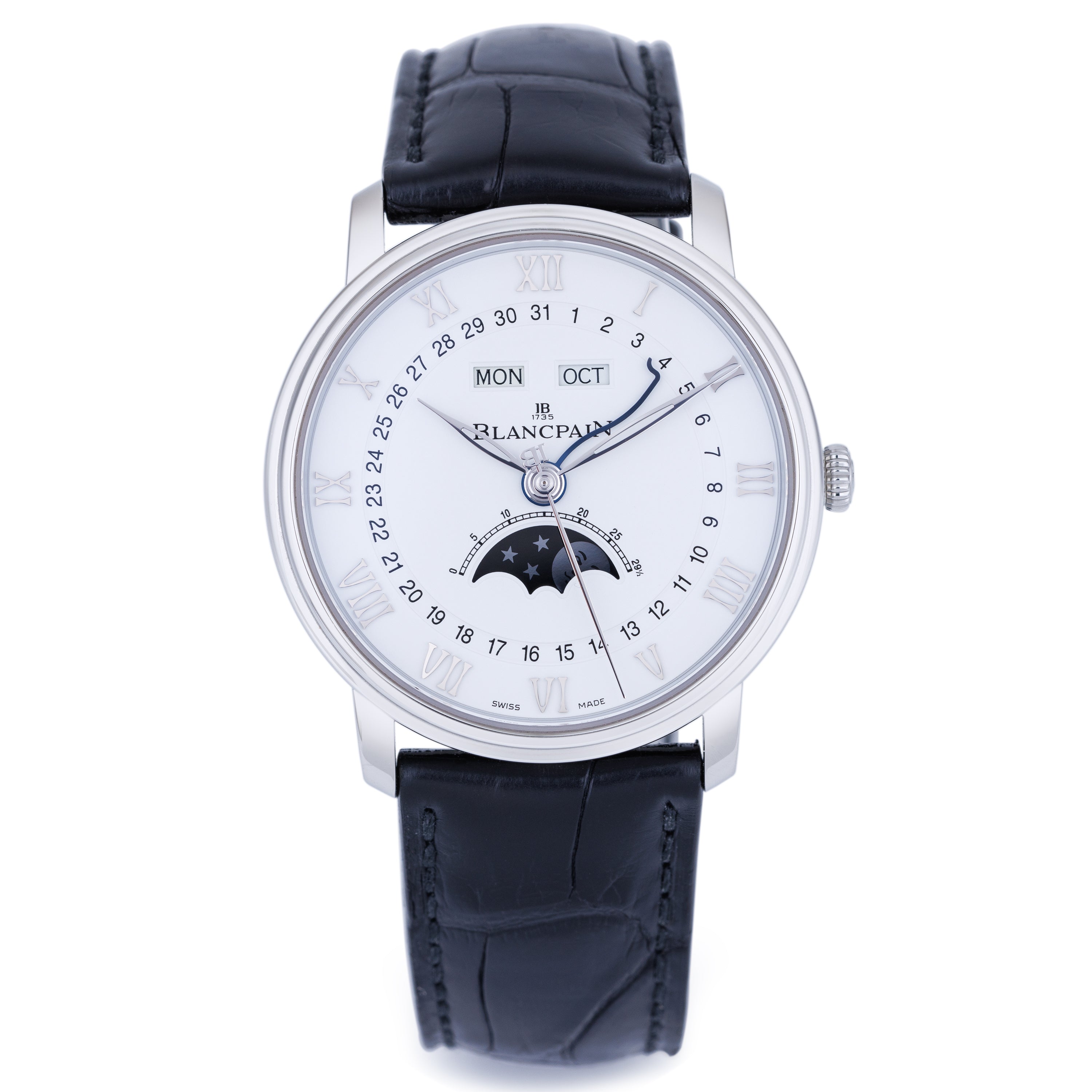 Blancpain Villeret Quantieme Complet | REF. 6654-1127-55B | Stainless Steel | Box & Papers | 2013