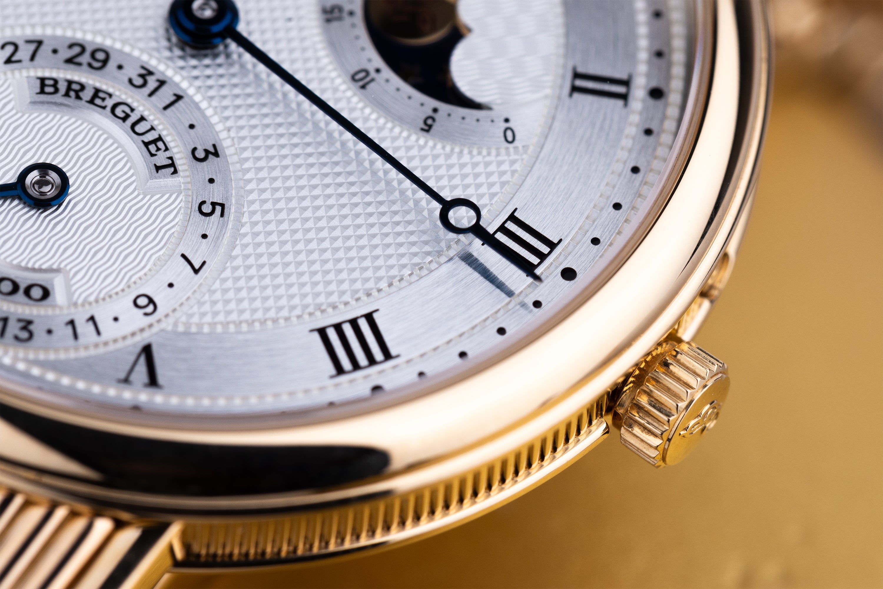Breguet Classique | REF. 3130 | Power Reserve & Moonphase Display | Silver Dial | 18k Yellow Gold