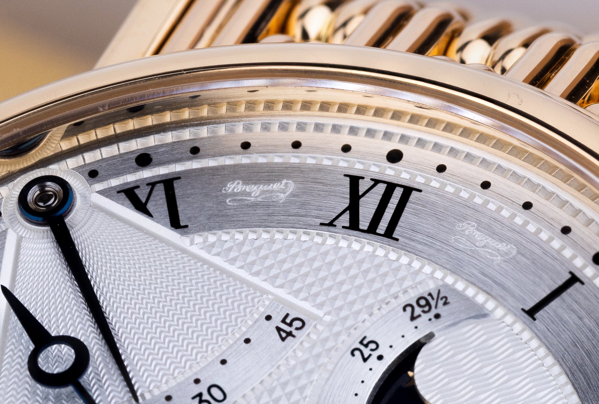 Breguet Classique | REF. 3130 | Power Reserve & Moonphase Display | Silver Dial | 18k Yellow Gold