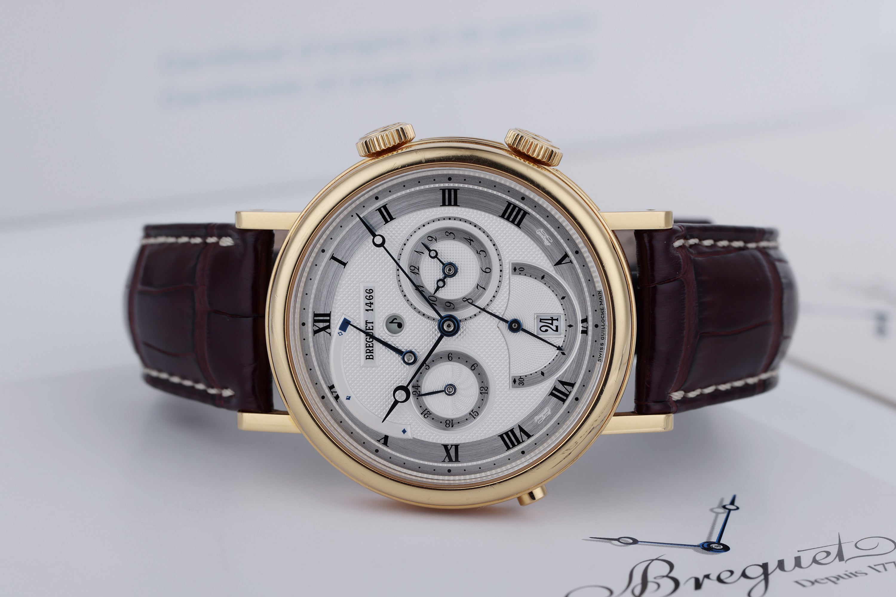 Breguet Classique GMT Alarm Le Reveil Du Tsar | REF. 5707 | 18k Yellow Gold | 40mm | Box & Papers | 2006