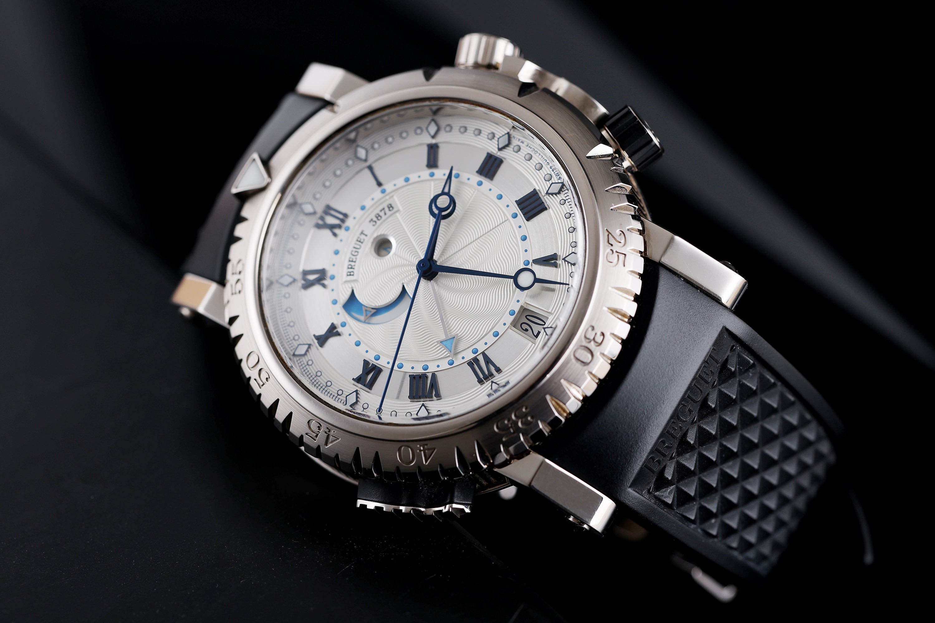 Breguet Marine Royale Alarm | REF. 5847 BB/12/5ZV | 18k White Gold | Automatic | 45.5mm | Box & Papers | 2017