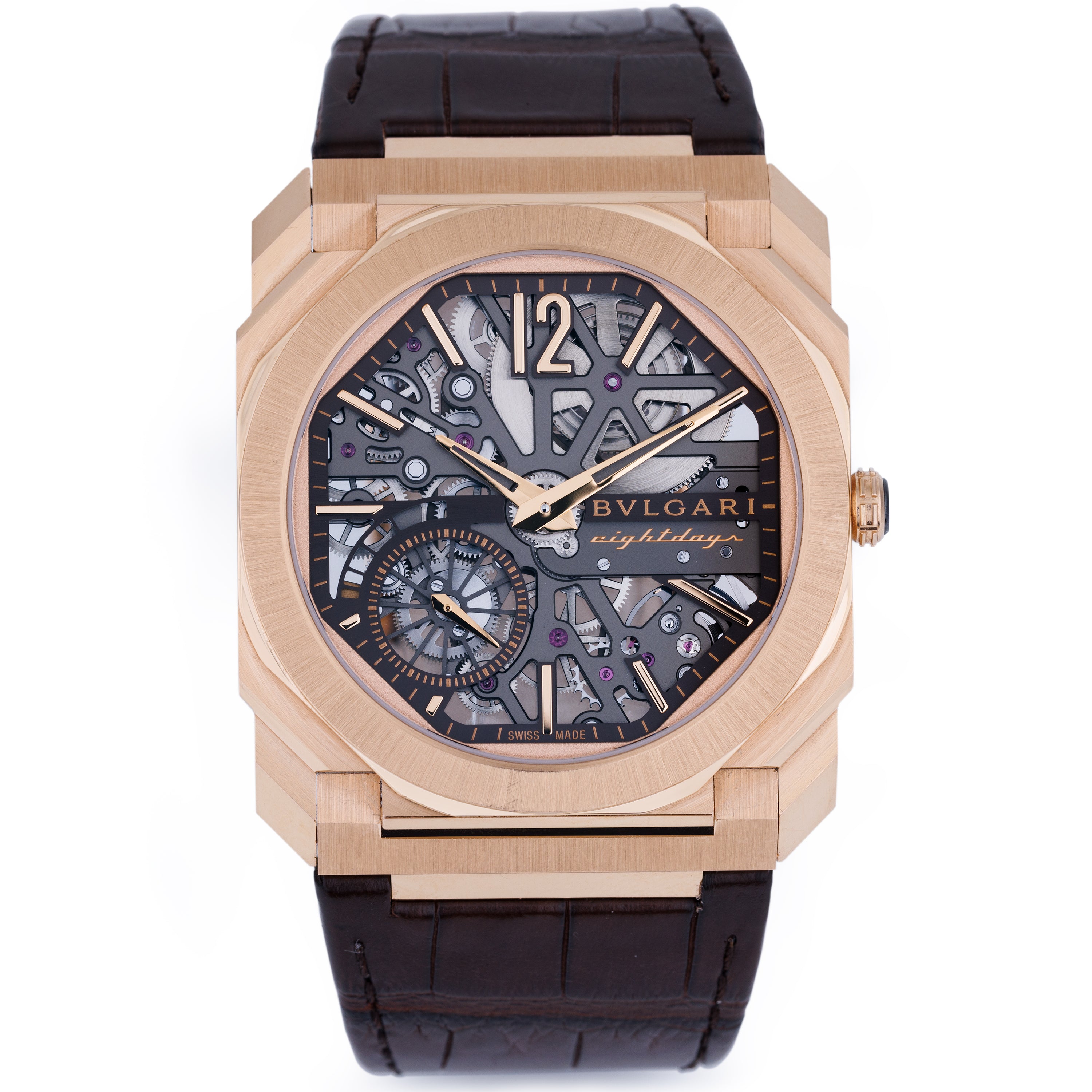 Bvlgari Octo Finissimo Skeleton | REF. 103667 | Manual Wind 8 Days Power Reserve | 18k Rose Gold | 40mm | Ultra-Thin | Box & Digital Warranty