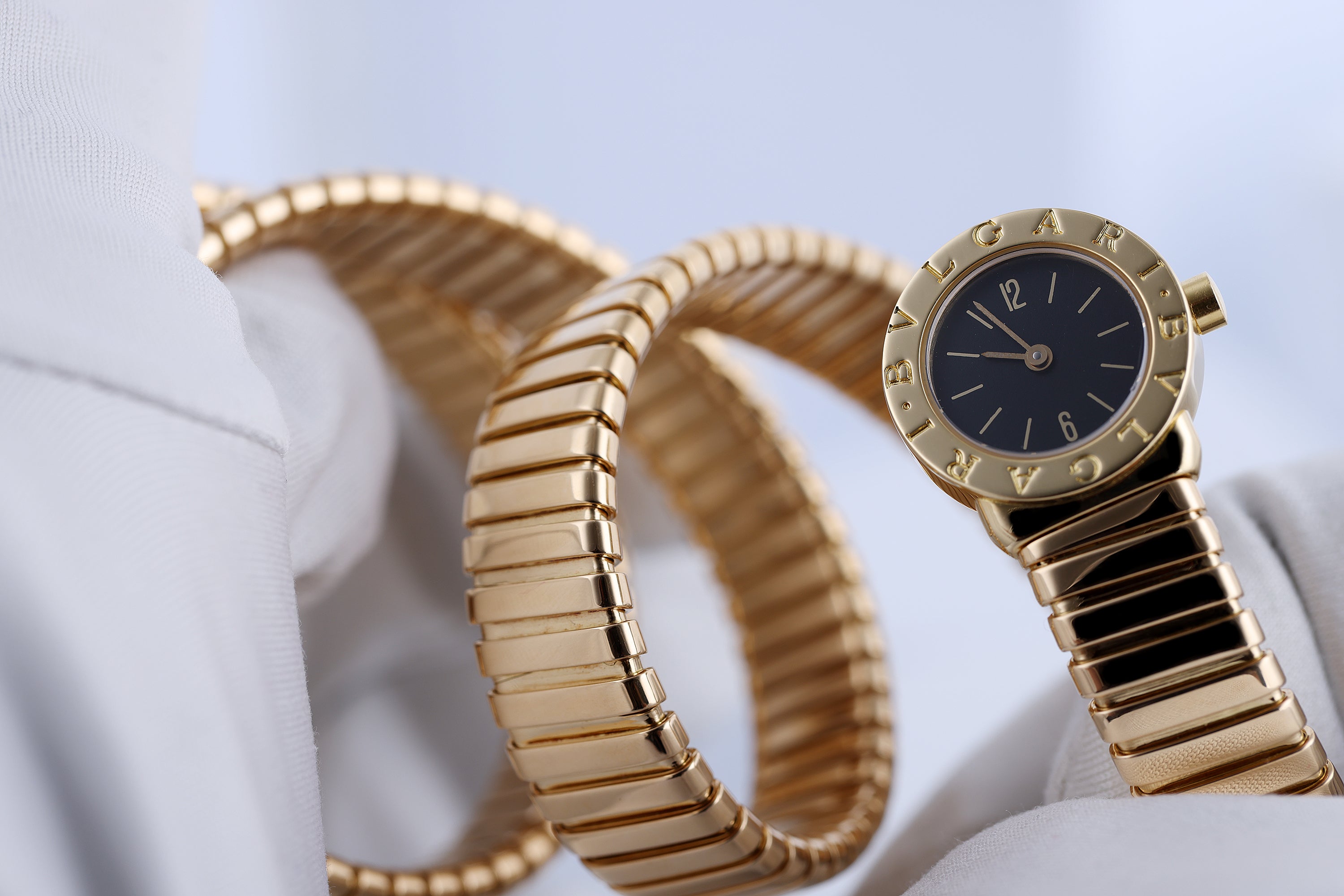 Bvlgari Serpenti Tubogas | REF. BB 19 1T | Triple Coil | 18k Yellow Gold | 19mm | 2000's