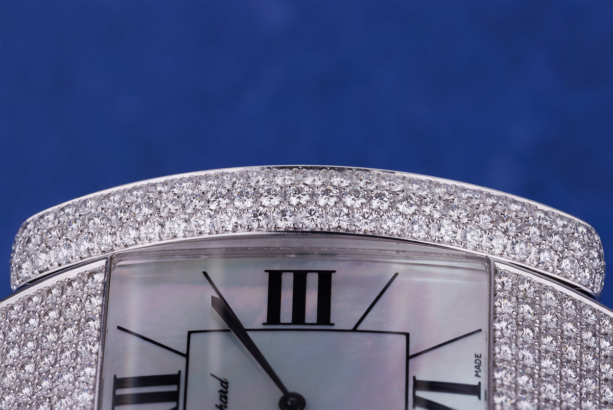 Chopard La Strada | REF. 41/7091/8-20 | Mother of Pearl Dial & Diamonds | 18k White Gold | Quartz | 44mm | Circa 2000's