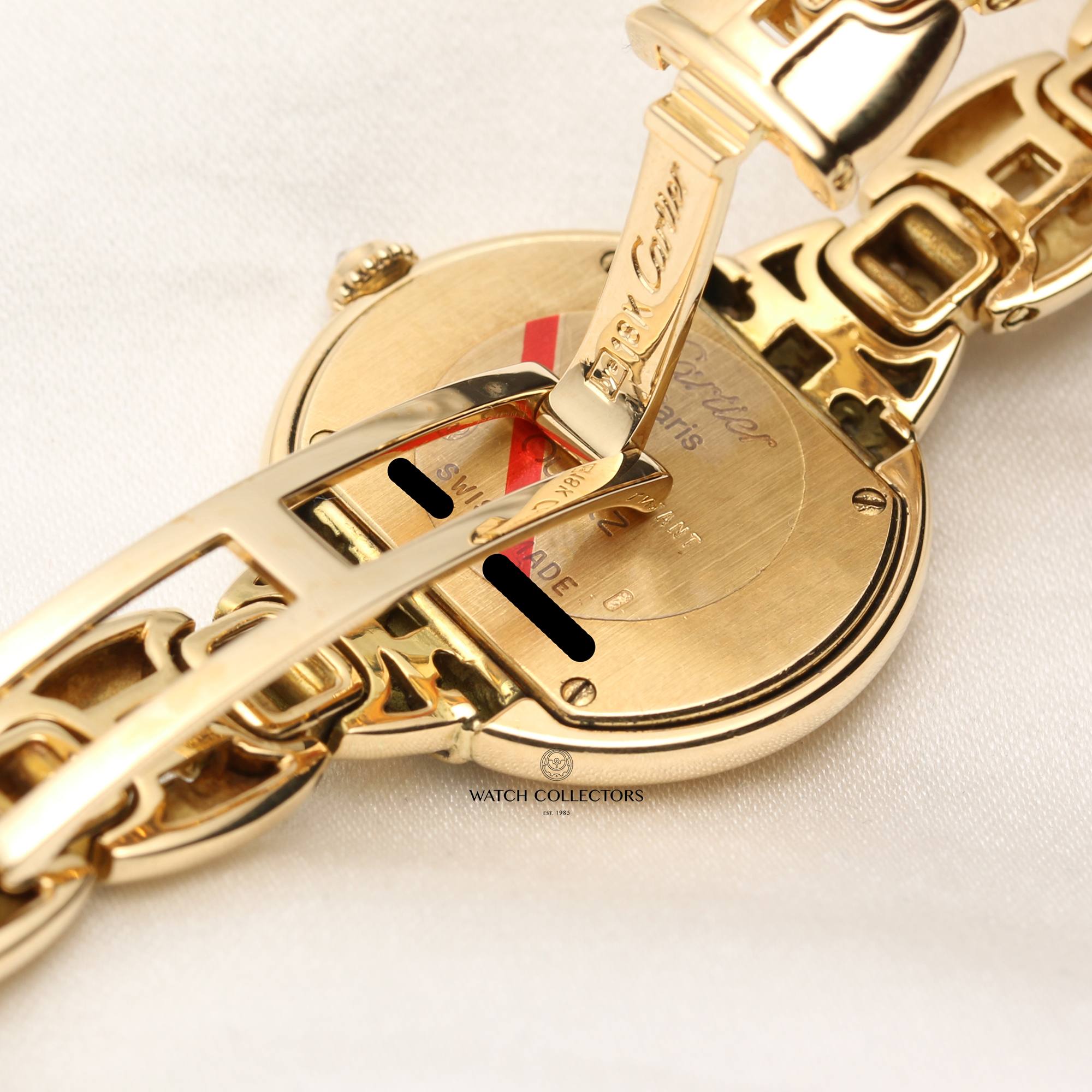 Cartier Ladies Ellipse | REF. 805790 | 18k Yellow Gold | Diamond Shoulders & Bracelet | Circa 1900's