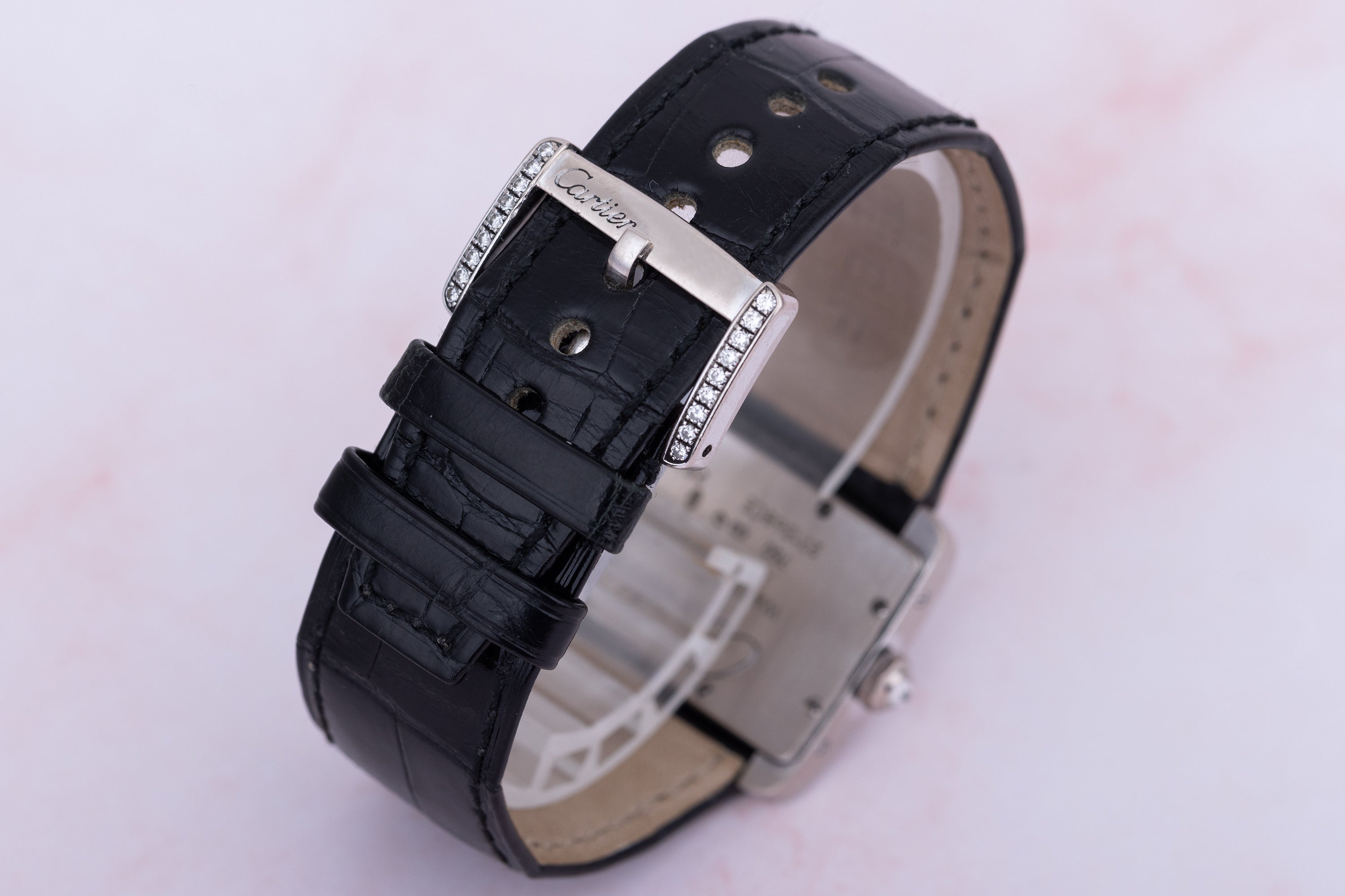 Cartier Tank Divan | REF. 2613 | 18k White Gold | Diamond Bezel | 31.5mm