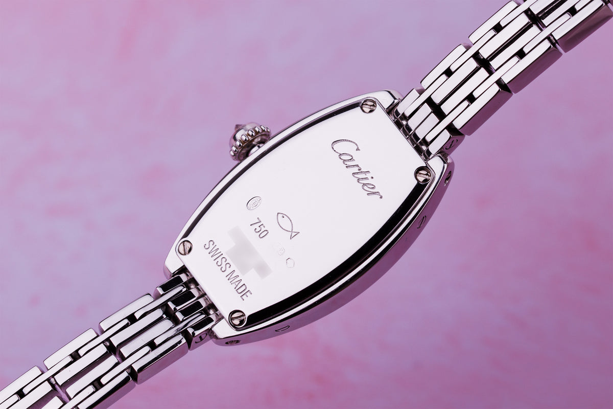 Cartier Tank Allongee Lanieres | REF. 2545 | Diamond Bezel | 14.5mm | 18k White Gold | 2000's