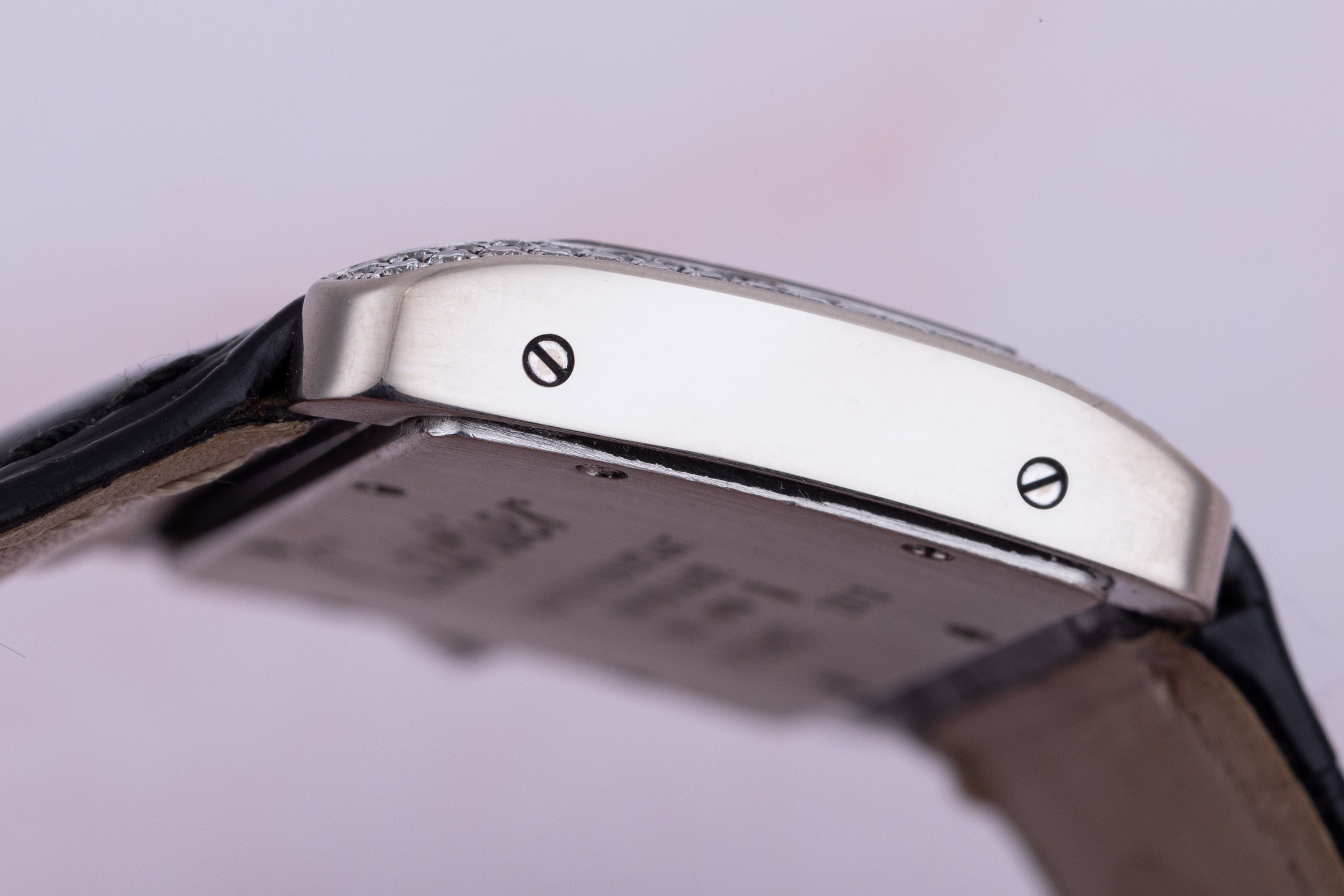 Cartier Tank Divan | REF. 2613 | 18k White Gold | Diamond Bezel | 31.5mm