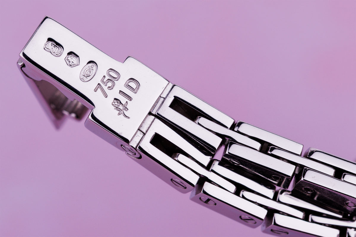 Cartier Tank Allongee Lanieres | REF. 2545 | Diamond Bezel | 14.5mm | 18k White Gold | 2000's