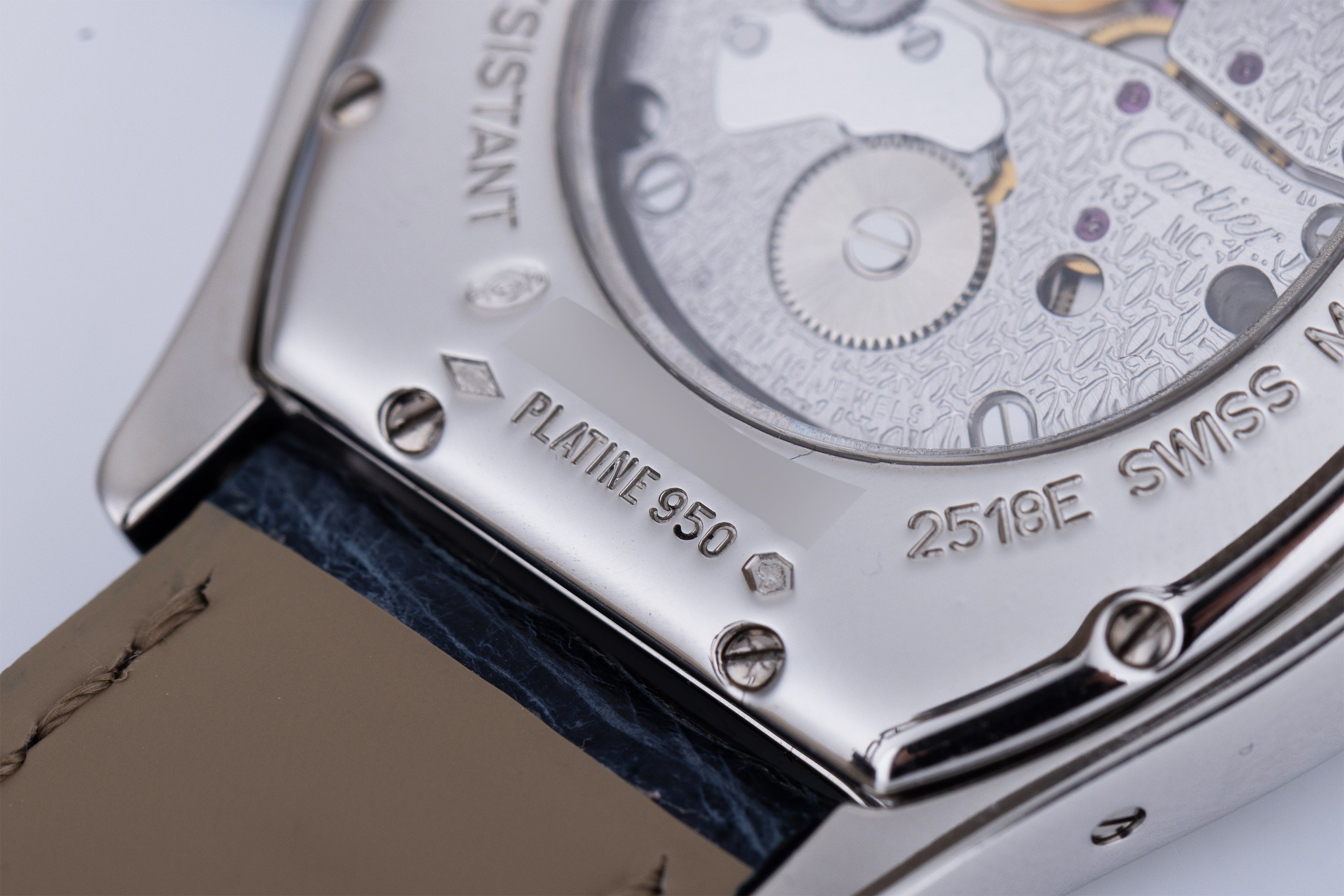 Cartier Paris Torteau Collection Privee | REF. 2518E | Platinum | Box & Papers | 34mm | 2011