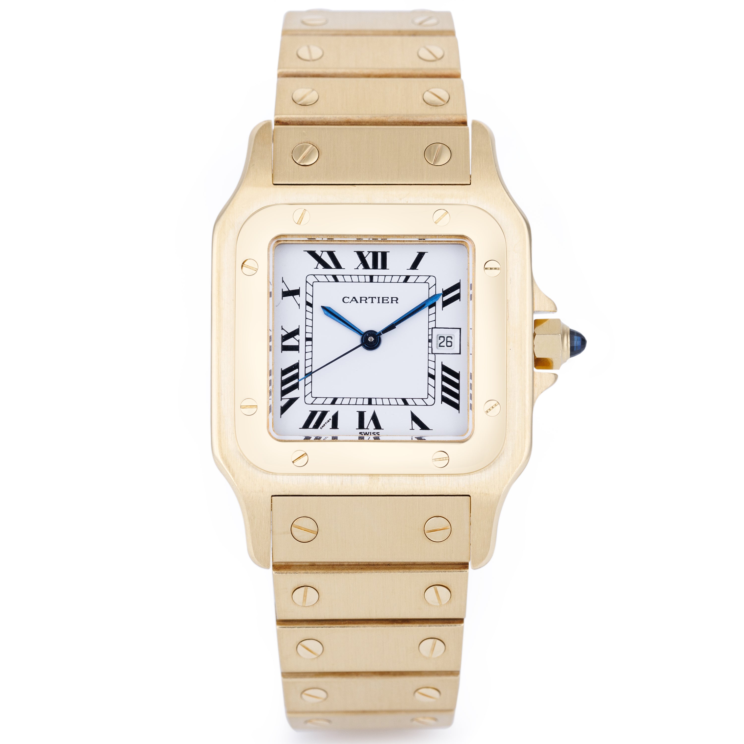 Cartier Santos Carrée Automatique | REF. 2960 | 18k Yellow Gold | 29mm | 1980's