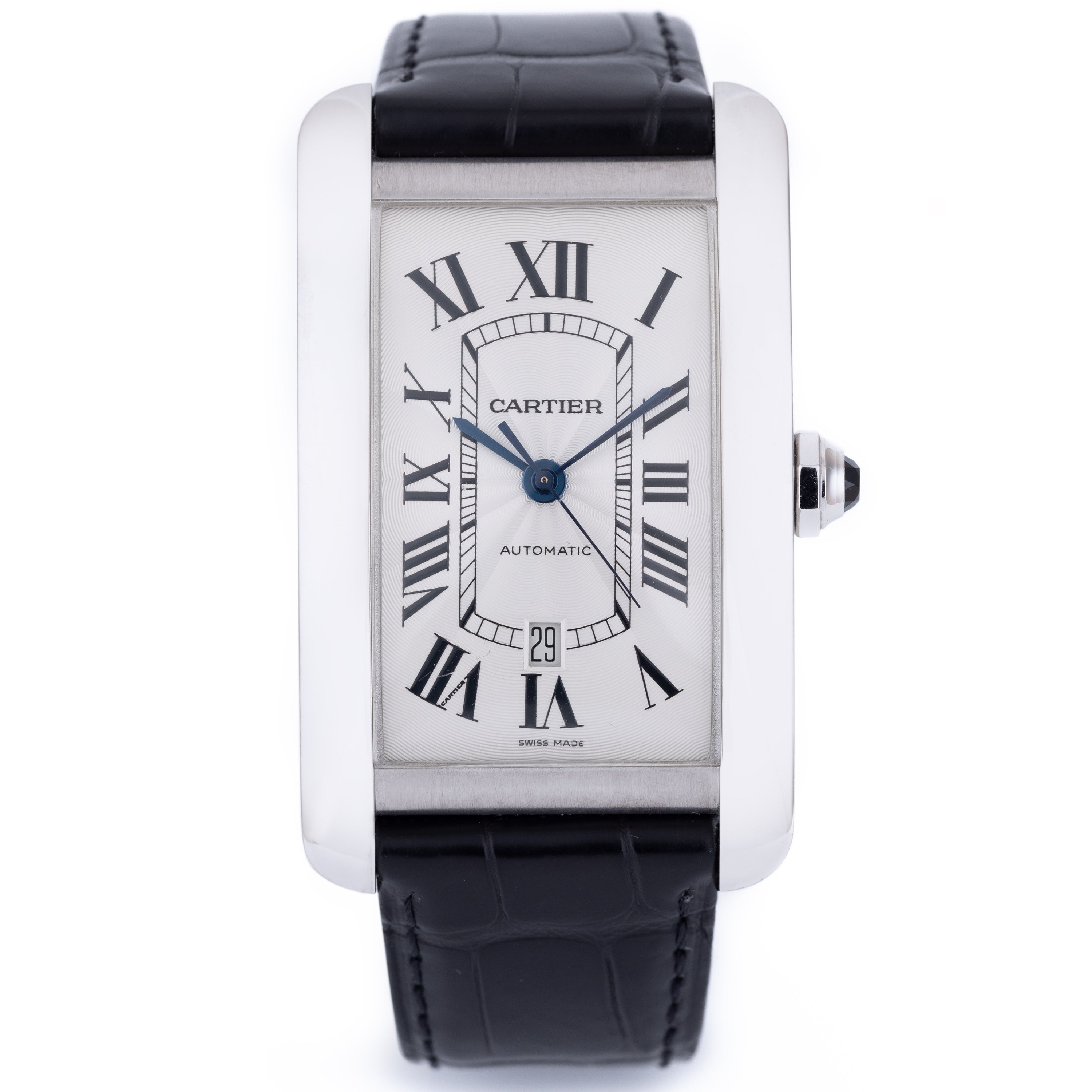 Cartier Tank Americaine XL | REF. 2928 | Automatic | 32mm x 52mm | 18k White Gold