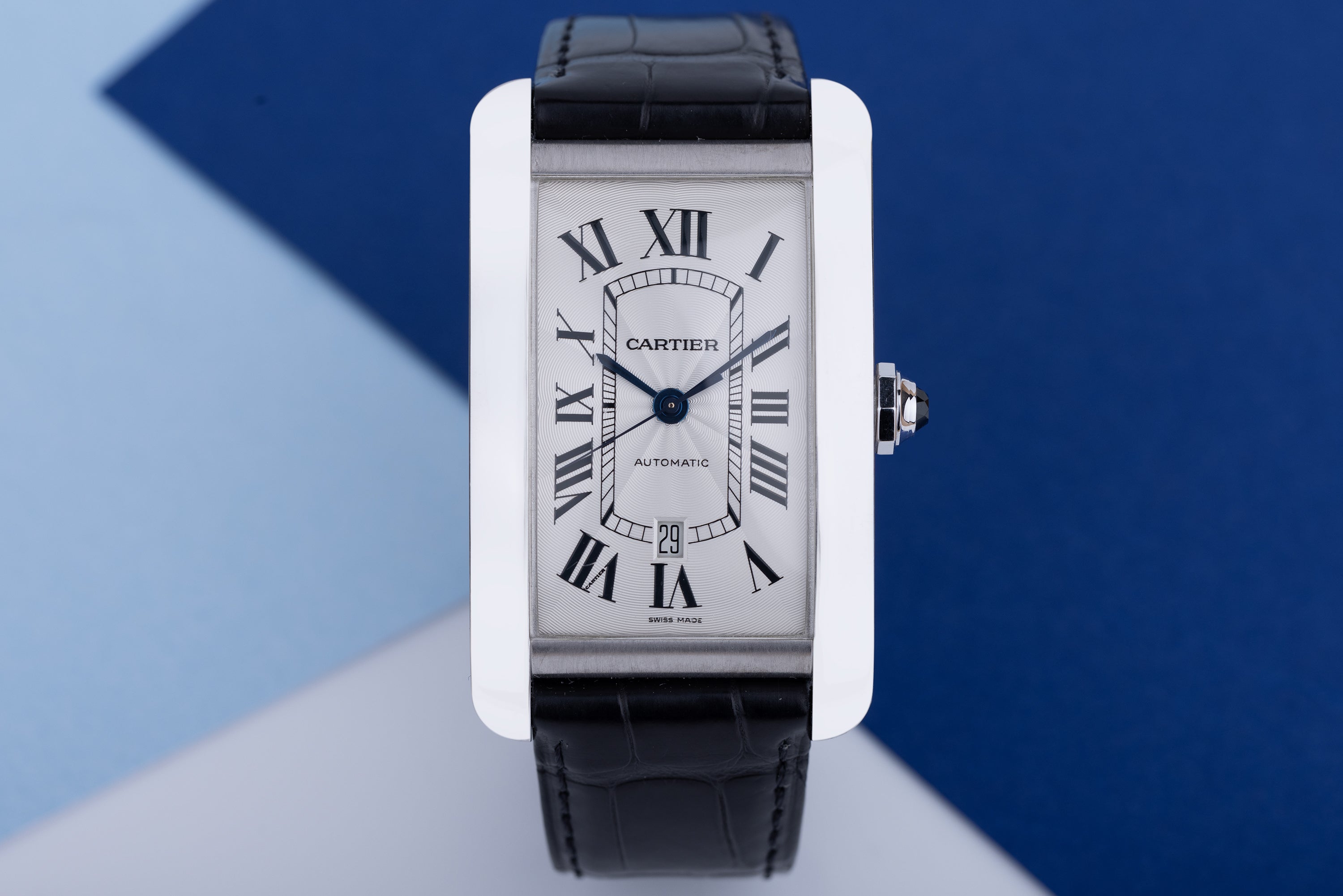 Cartier Tank Americaine XL | REF. 2928 | Automatic | 32mm x 52mm | 18k White Gold