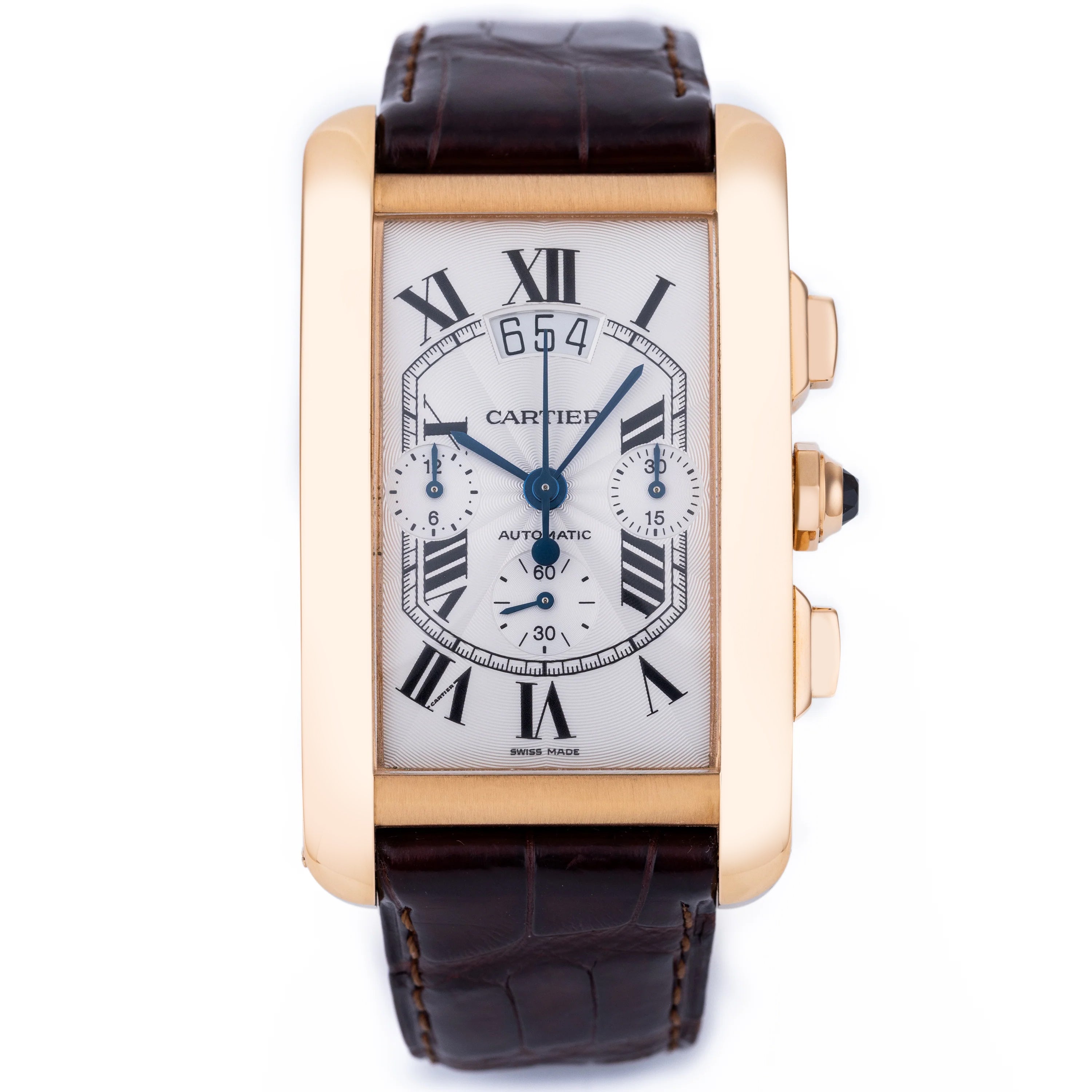 Cartier Tank Americaine XL Chronograph | REF. 3072 | Automatic | 32mm x 52mm | 18k Rose Gold