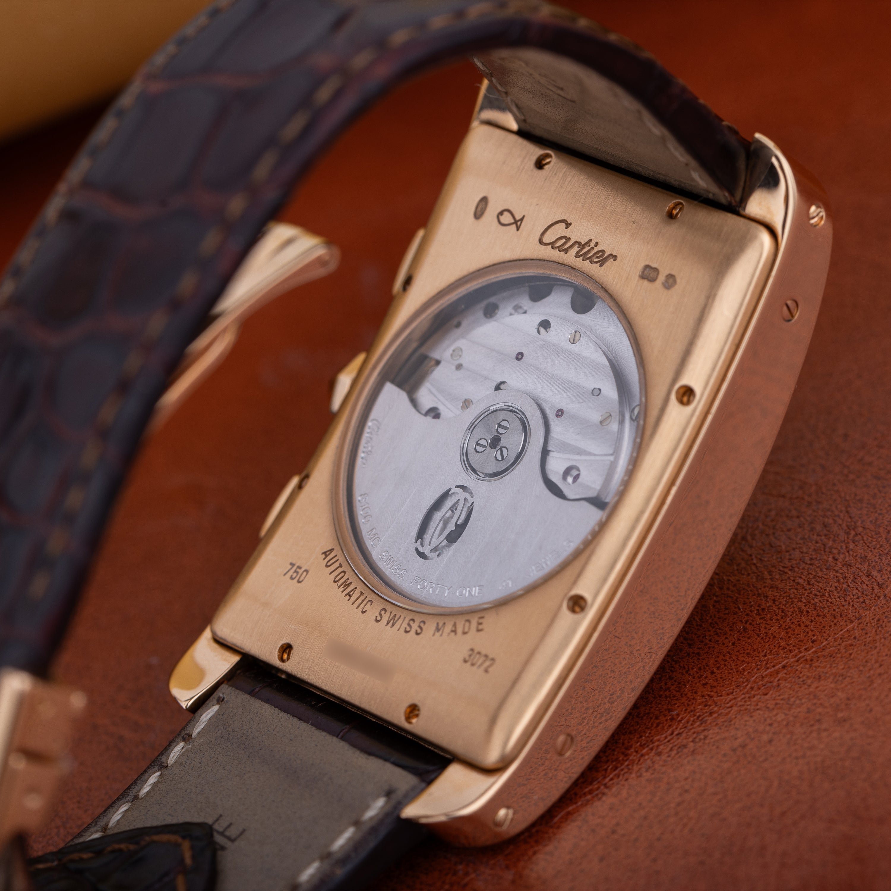 Cartier Tank Americaine XL Chronograph | REF. 3072 | Automatic | 32mm x 52mm | 18k Rose Gold