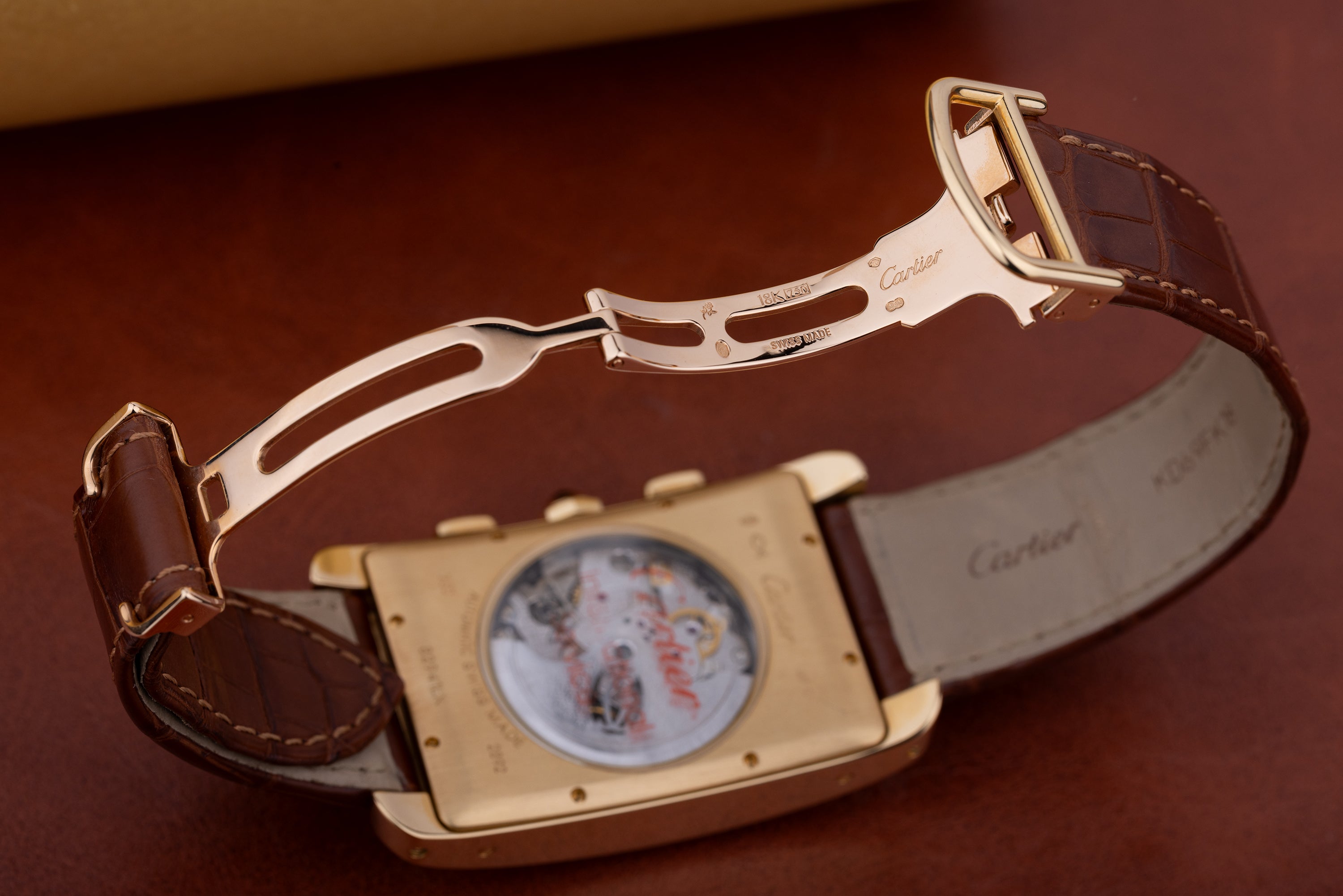 Cartier Tank Americaine XL Chronograph | REF. 2892 | Automatic | 32mm x 52mm | 18k Yellow Gold