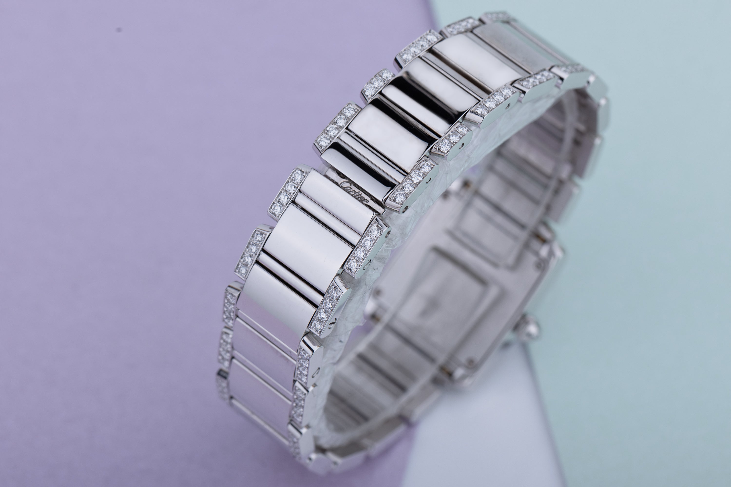 Cartier Tank Francaise | REF. 2403 | 18k White Gold | Diamond Bezel | Papers | 2003 | 20mm