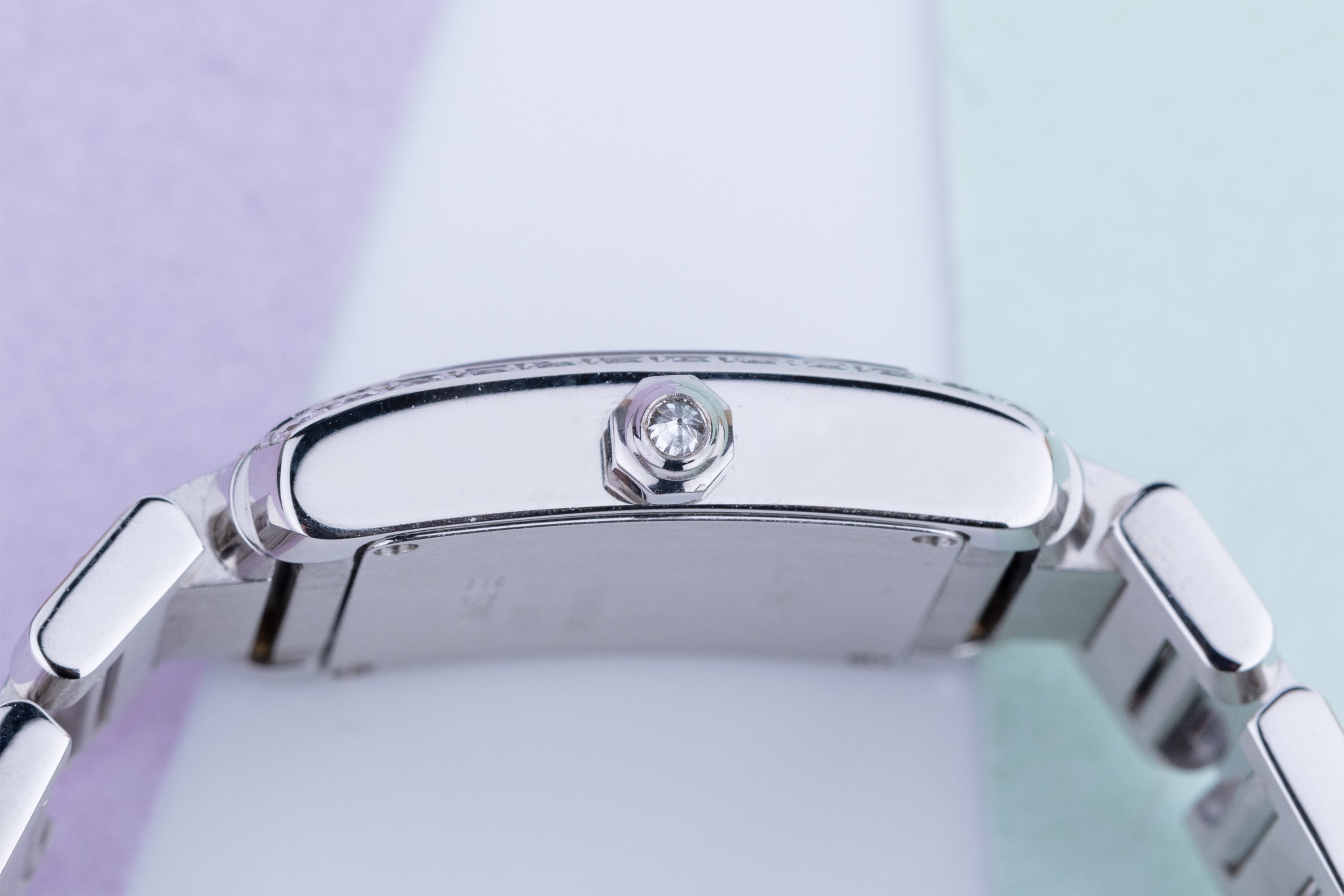 Cartier Tank Francaise | REF. 2403 | 18k White Gold | Diamond Bezel | Papers | 2003 | 20mm