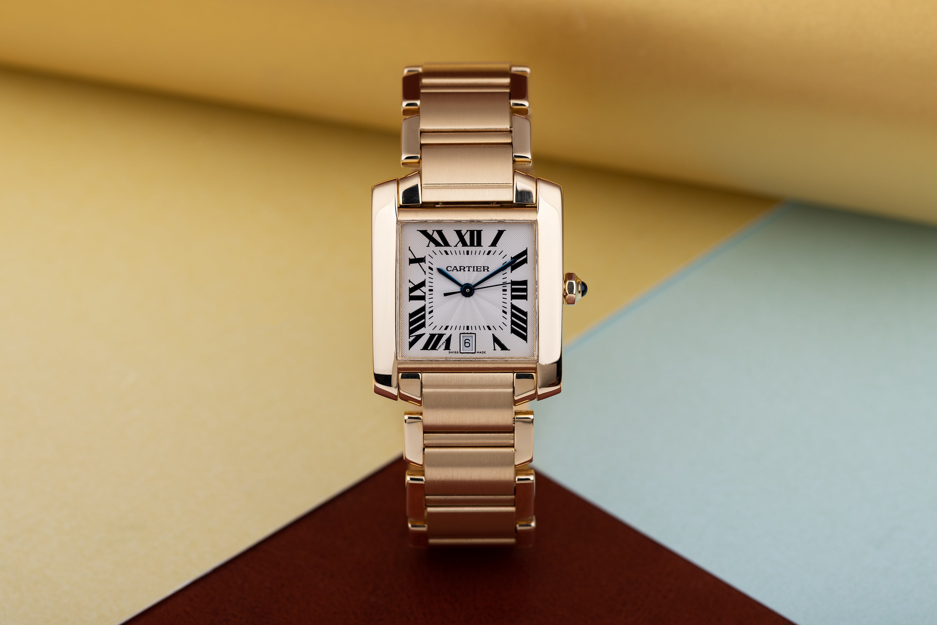 Cartier Tank Francaise Large | REF. 1840 | Box & Papers | 18k Yellow Gold