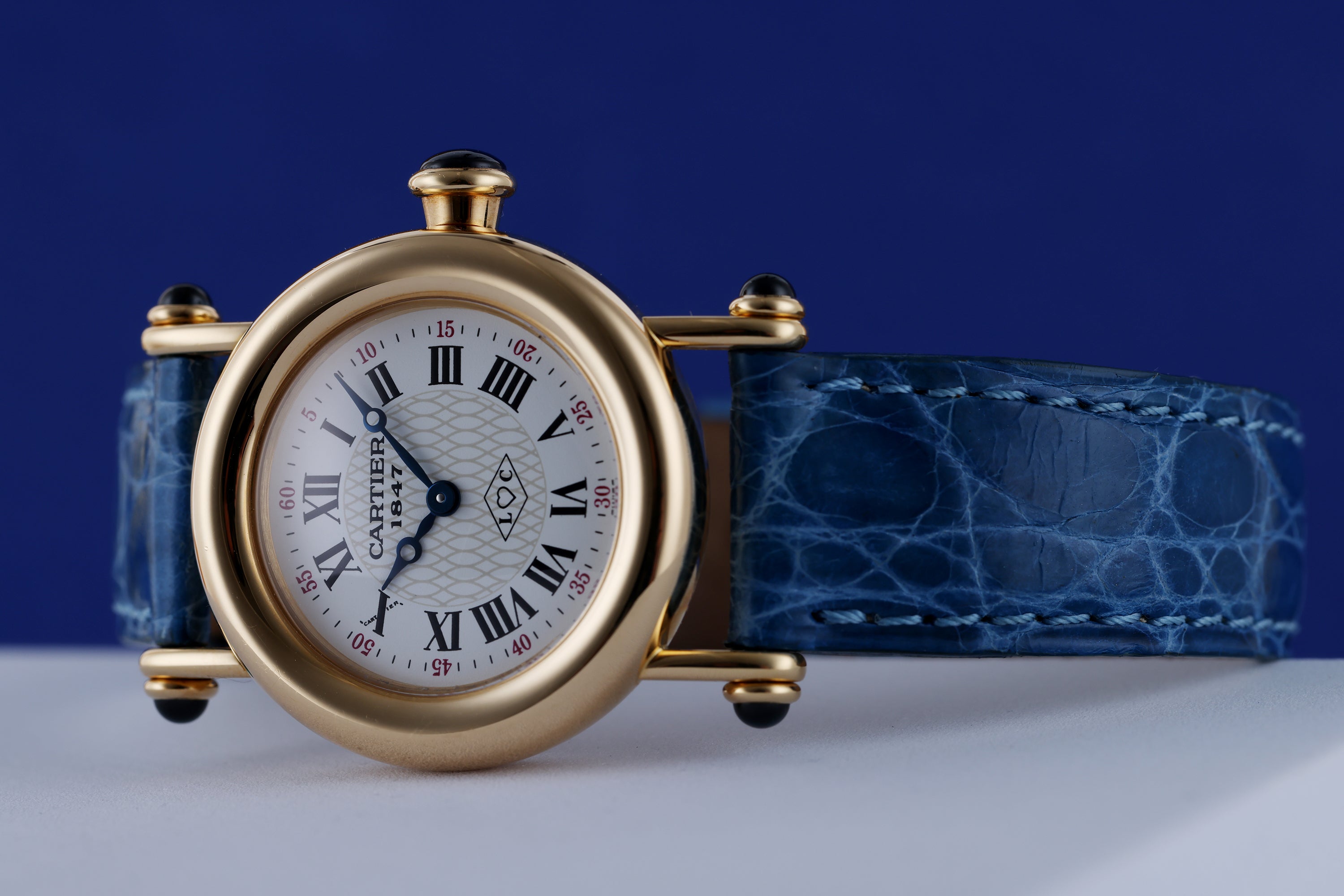Cartier Diabolo | 150th Anniversary L♡C Motif Dial | REF. 1440 | 18k Yellow Gold | 27.5mm | Quartz