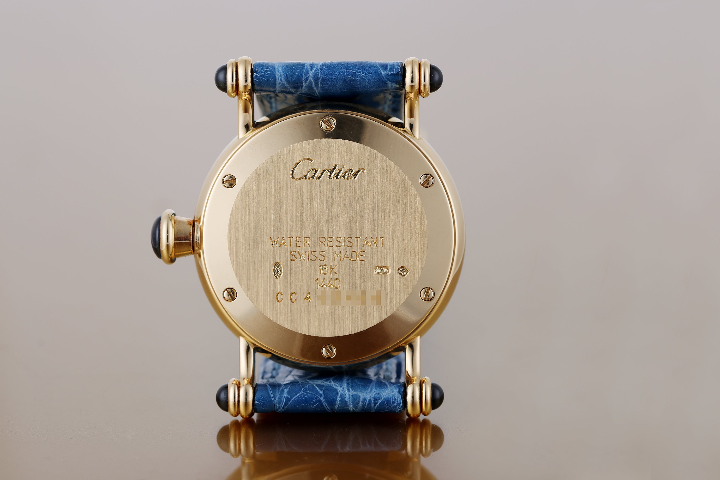 Cartier Diabolo | 150th Anniversary L♡C Motif Dial | REF. 1440 | 18k Yellow Gold | 27.5mm | Quartz