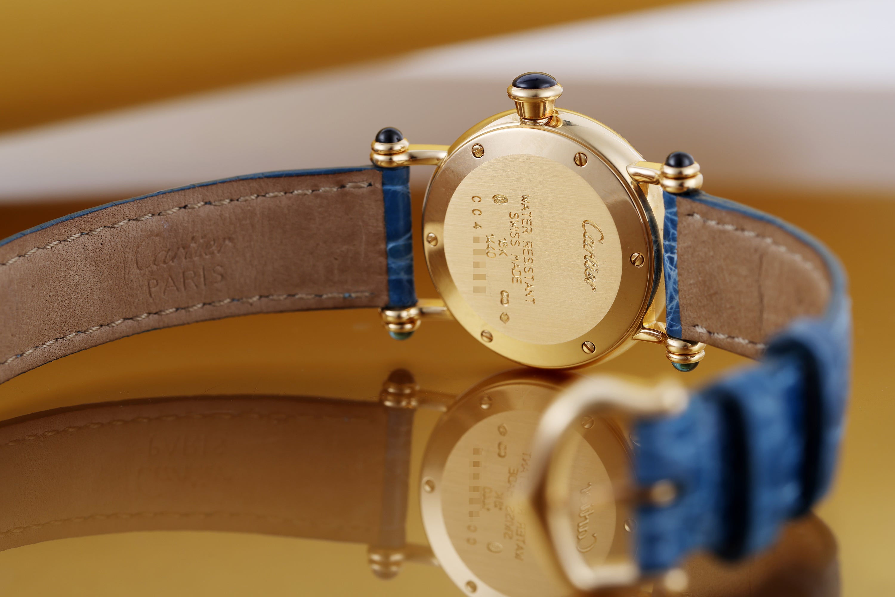 Cartier Diabolo | 150th Anniversary L♡C Motif Dial | REF. 1440 | 18k Yellow Gold | 27.5mm | Quartz