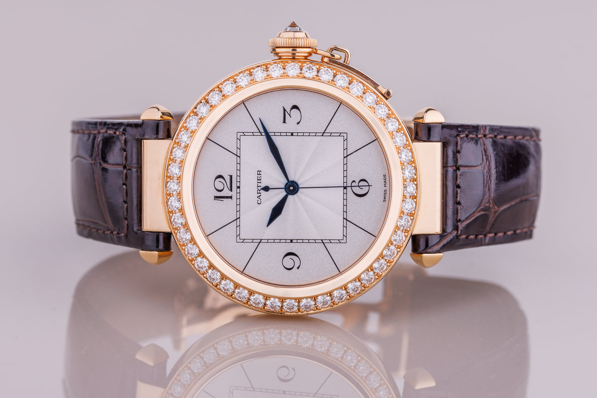 Cartier Pasha | REF. 2770 | Diamond Bezel | 18k Rose Gold | Automatic | 42mm | Circa 2000's
