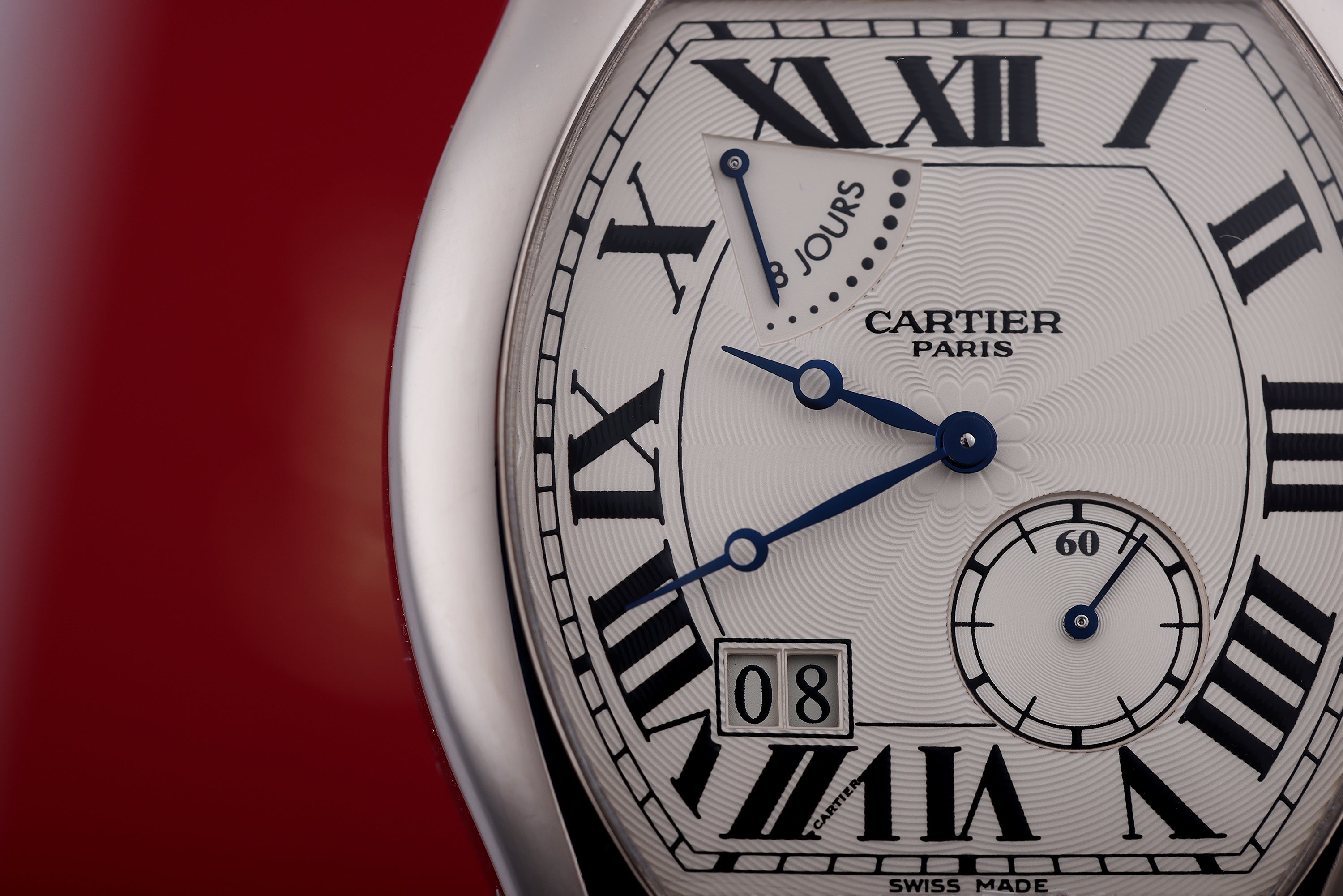 Rare Cartier Tortue XL | REF. 2761 | 8 Day Power Reserve | 18k White Gold | 38mm | Box & Papers | 2014