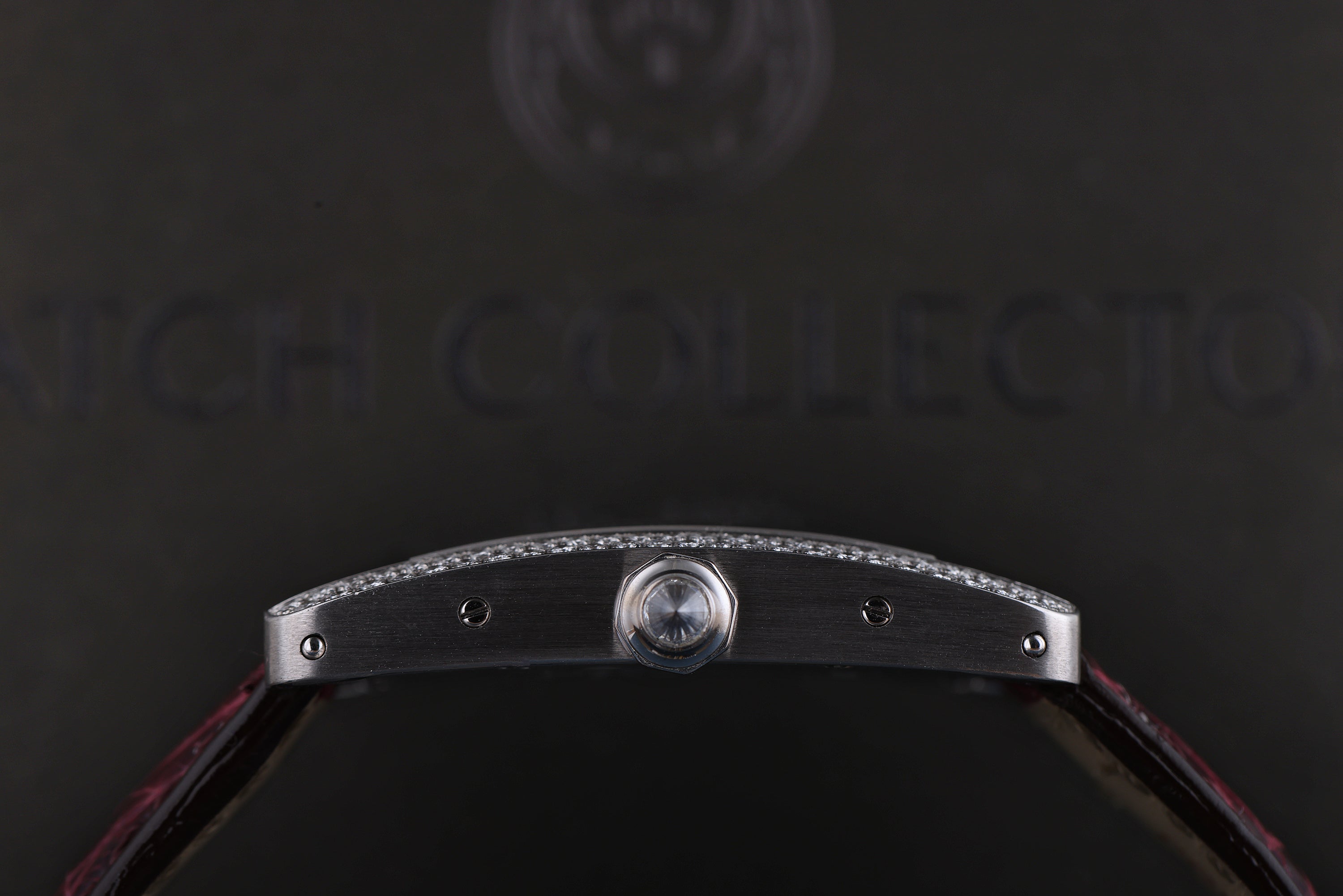 Cartier Tank Americaine | REF. 1713 | Double Row Diamond Bezel | 18k White Gold | 19mm