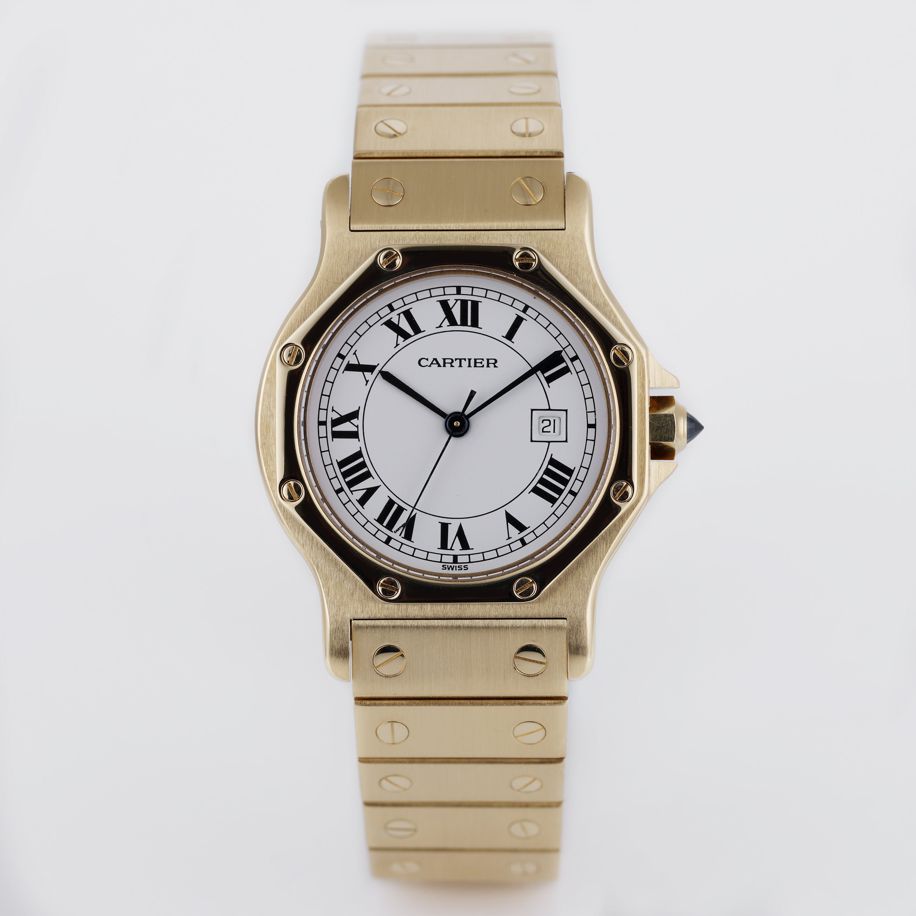 Cartier Santos Octagon | REF. 2965 | Automatic | 18k Yellow Gold | 30mm | 1990's