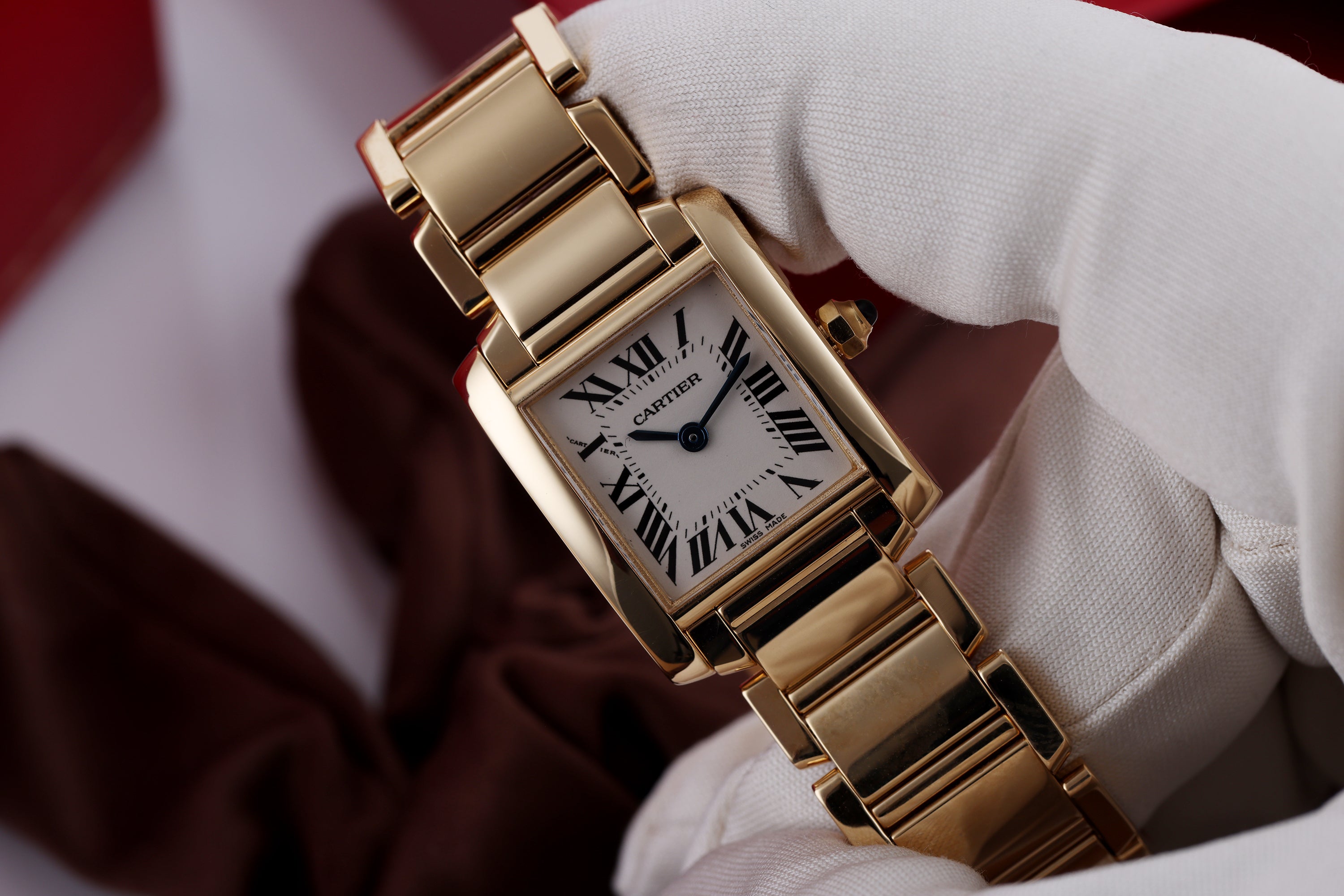 Cartier Tank Francaise | REF. 2385 | 20mm | 18k Yellow Gold | Box & Papers | 2004
